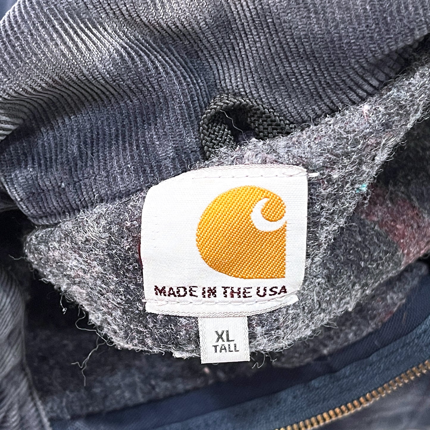 アメリカ製 Carhartt DETROIT JKT Navy Size (XL)