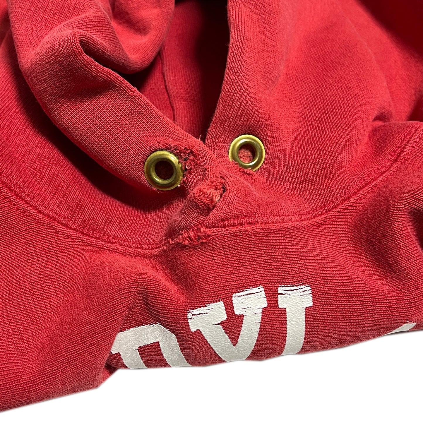 70's Champion 単色タグ R/W Parka "MARYLAND 73-65 FOOTBALL" 3段プリント Size (XL)
