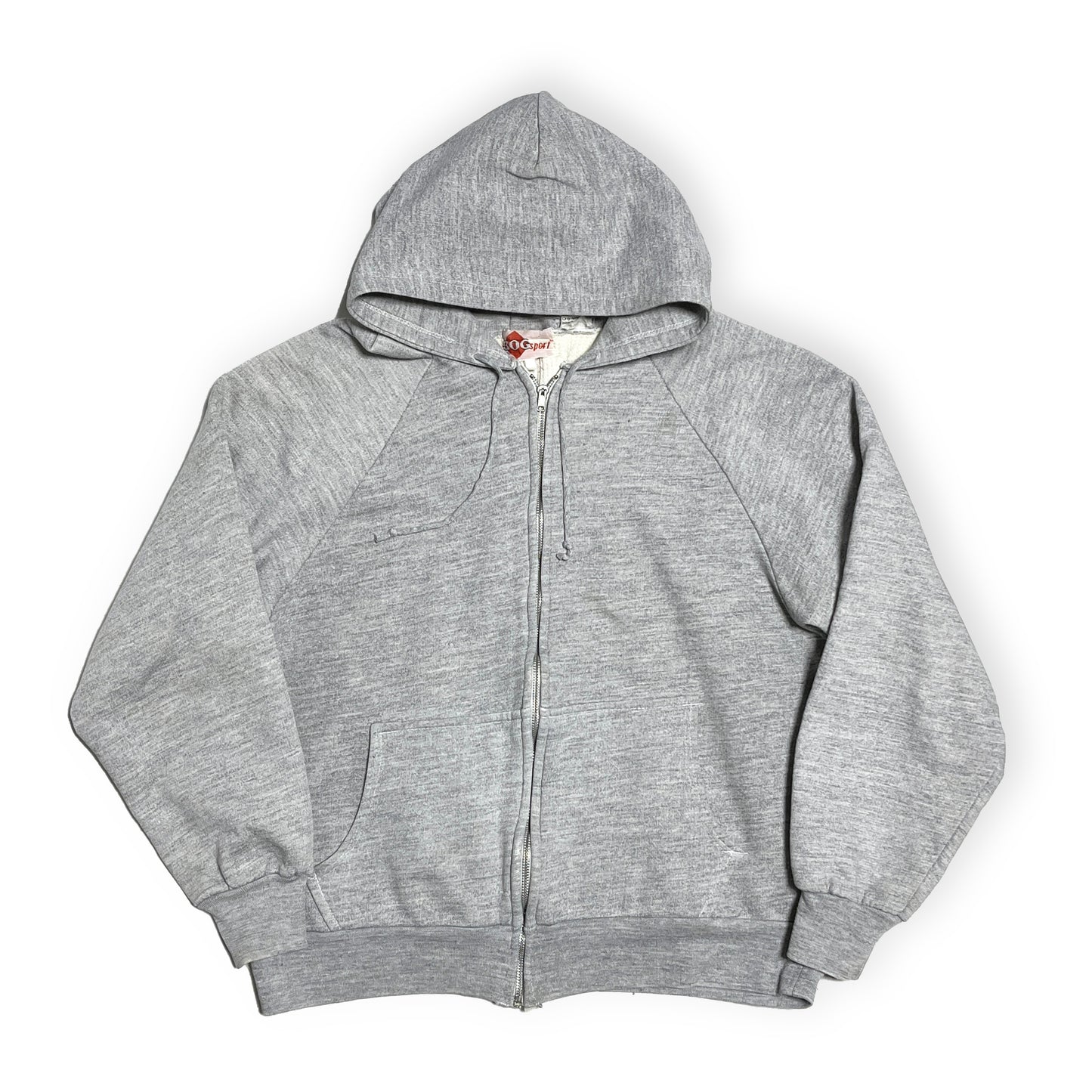 80's〜 BOG Sport Zip Parka Gray 裏サーマル付き Size (L)位 ルーマニア製