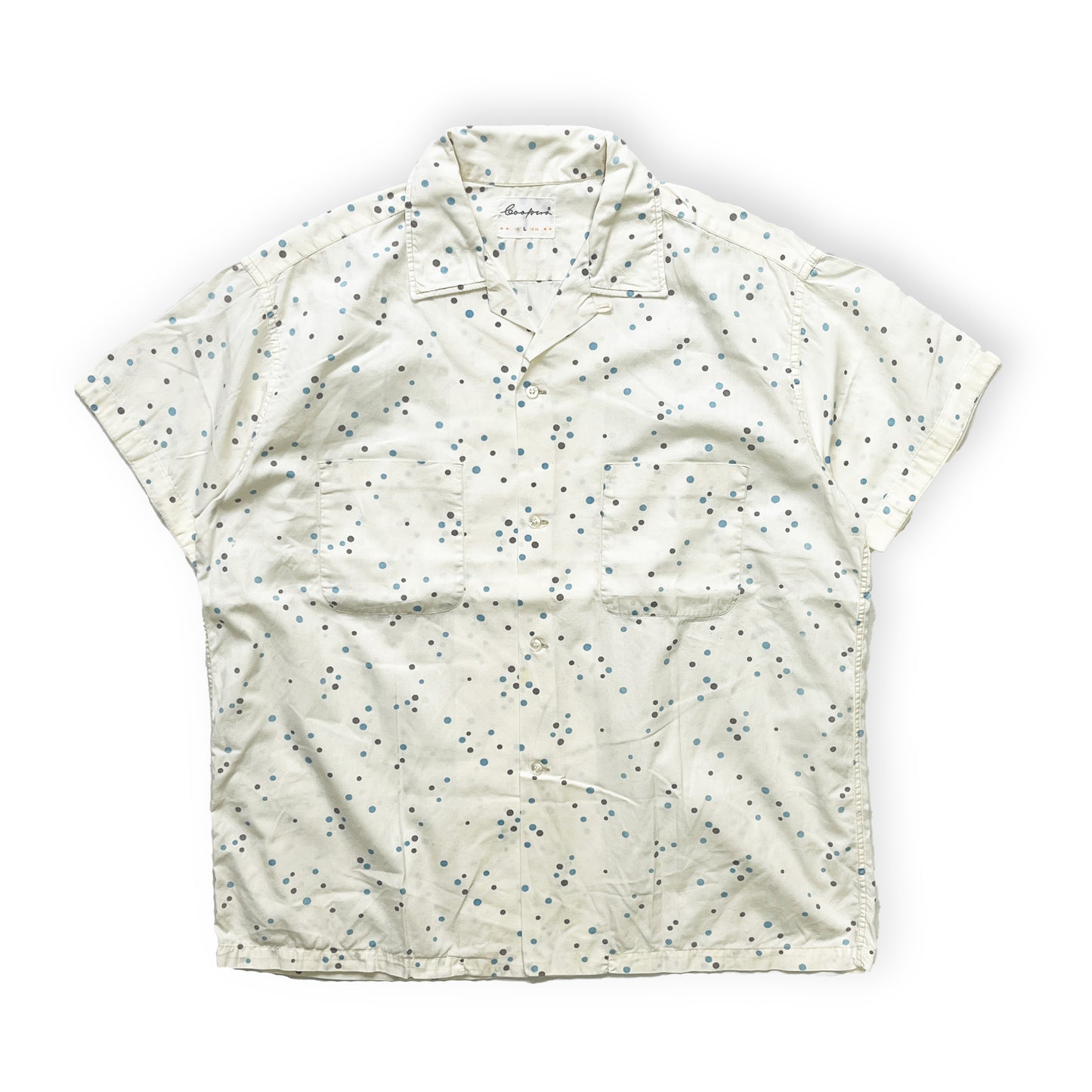 60's Vintage Dot S/S SH 好配色 Size (L)