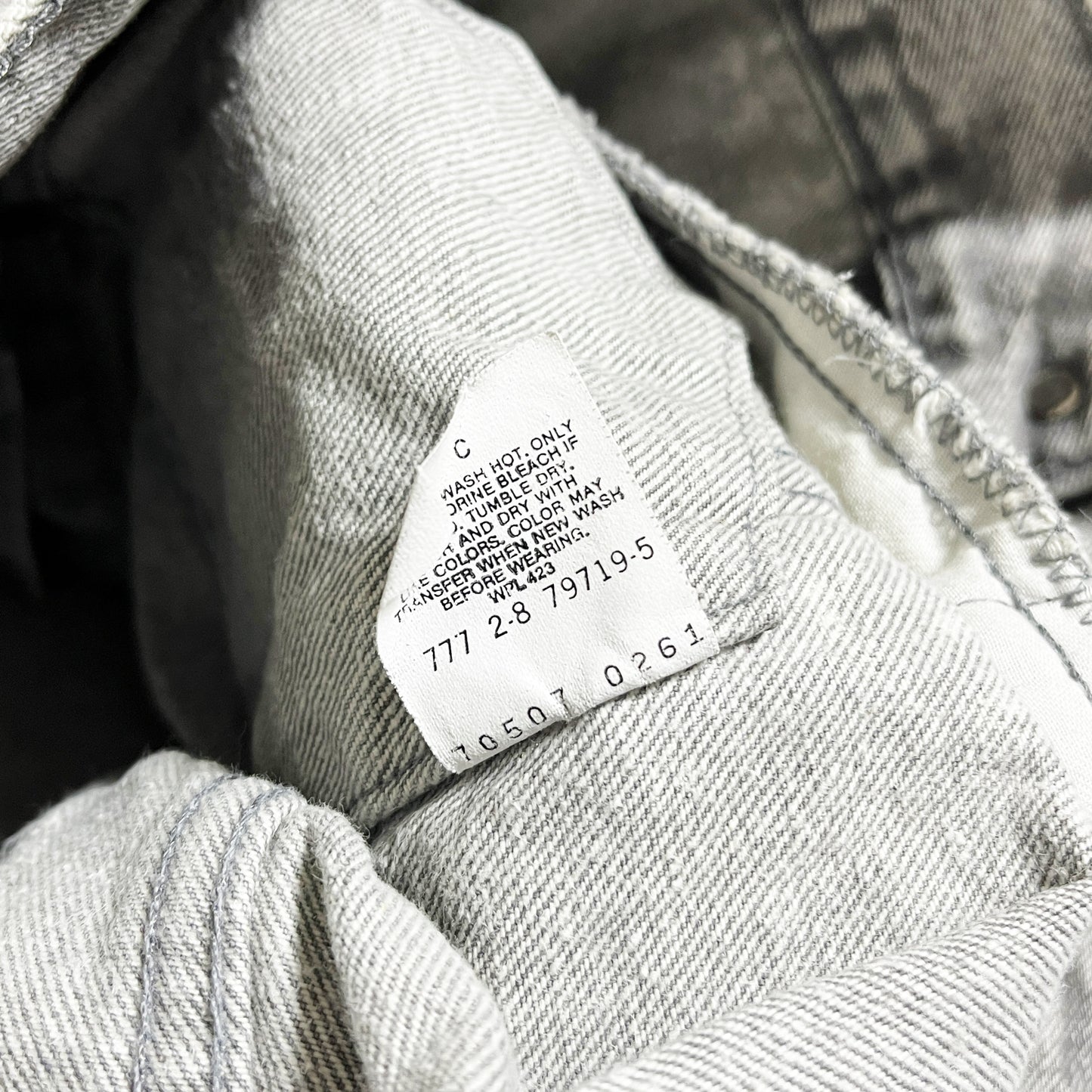 80's〜 Levi's 70507 Gray Denim JKT Size (L)