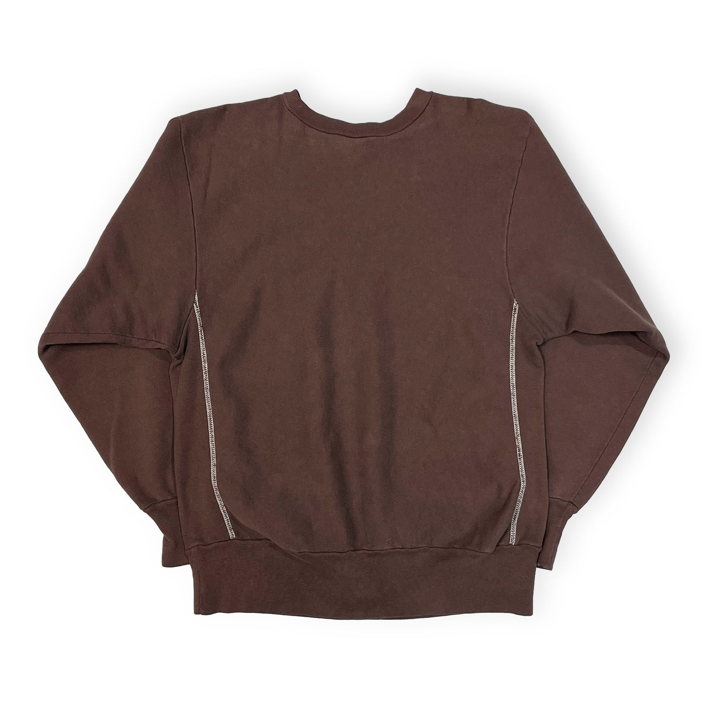 90's Champion R/W 内縫いブラウン 目無し Size (XL) レアカラー!