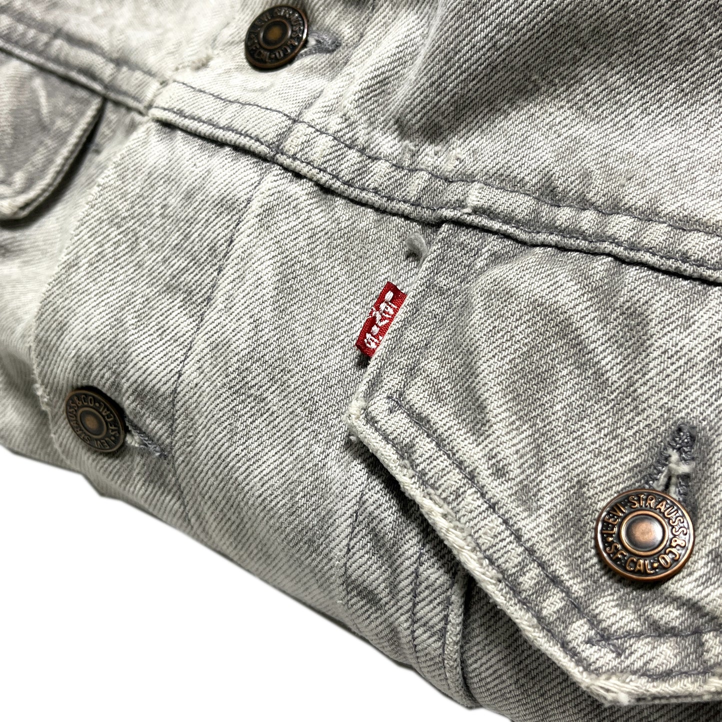 80's〜 Levi's 70507 Gray Denim JKT Size (L)