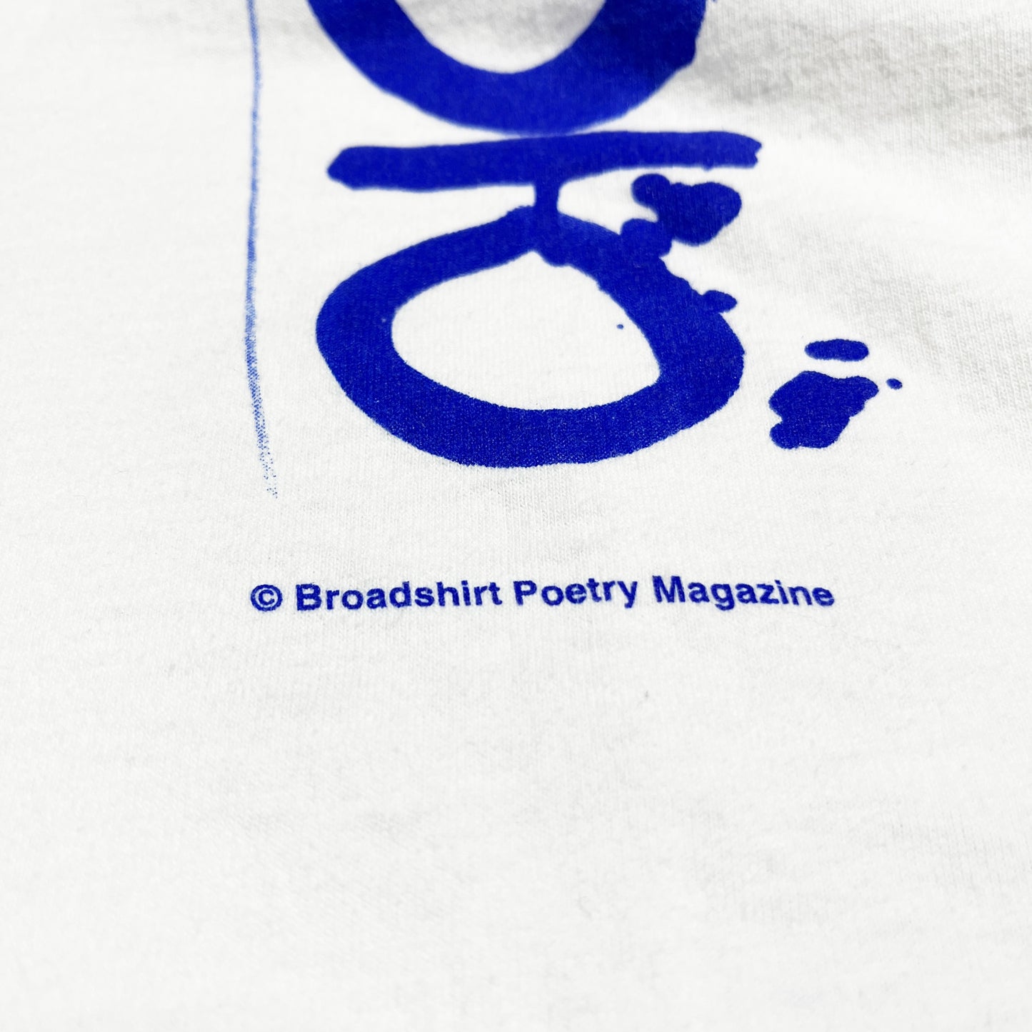 90's FRUIT OF THE LOOM Broadshirt Poetry Magazine T Size (XL)