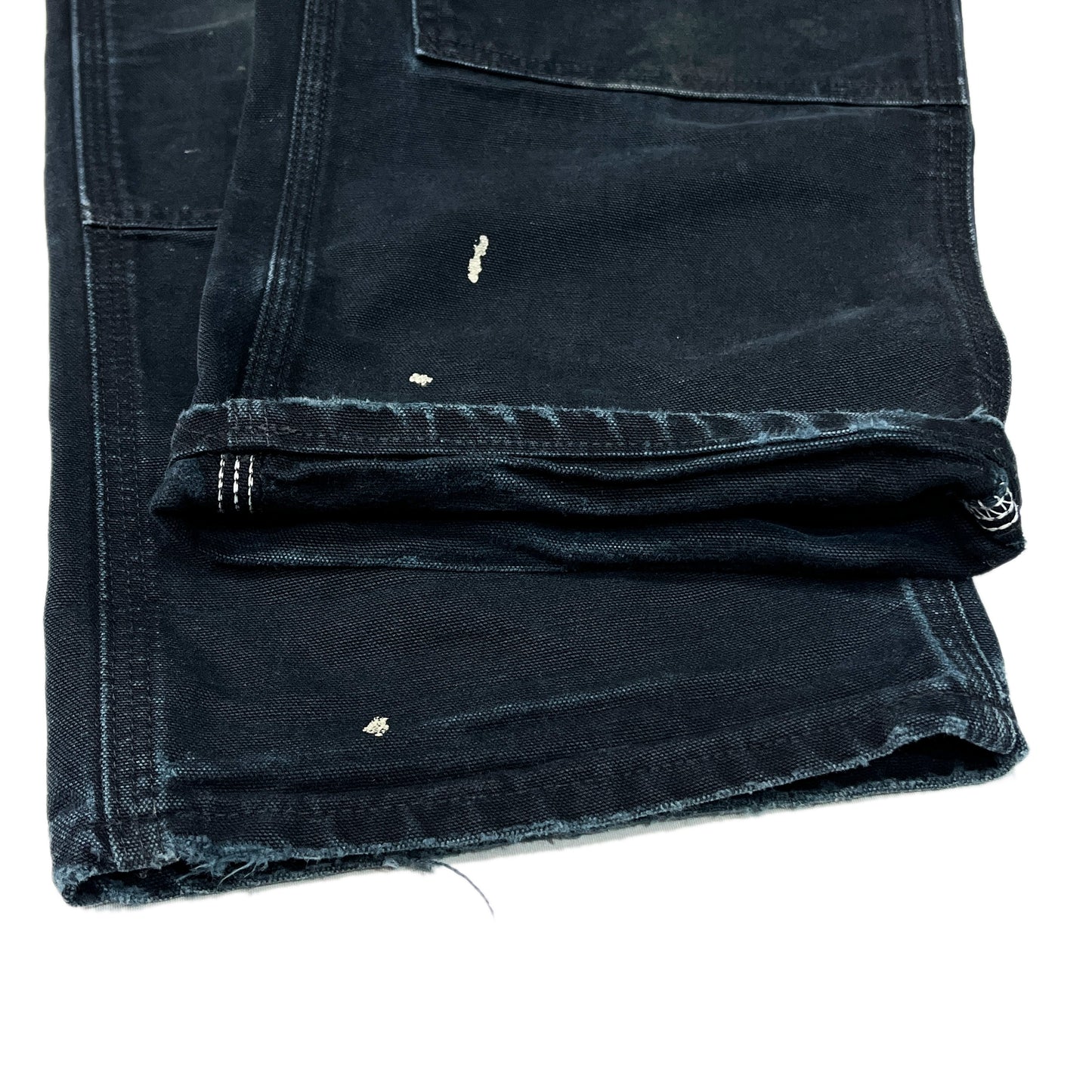 アメリカ製 Carhartt ダブルニー ペインターPT ブラック Size (W34 L30)位