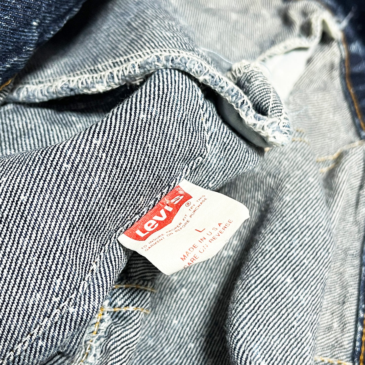 80's LEVI'S 70507 Galactic Wash JKT Size (L)
