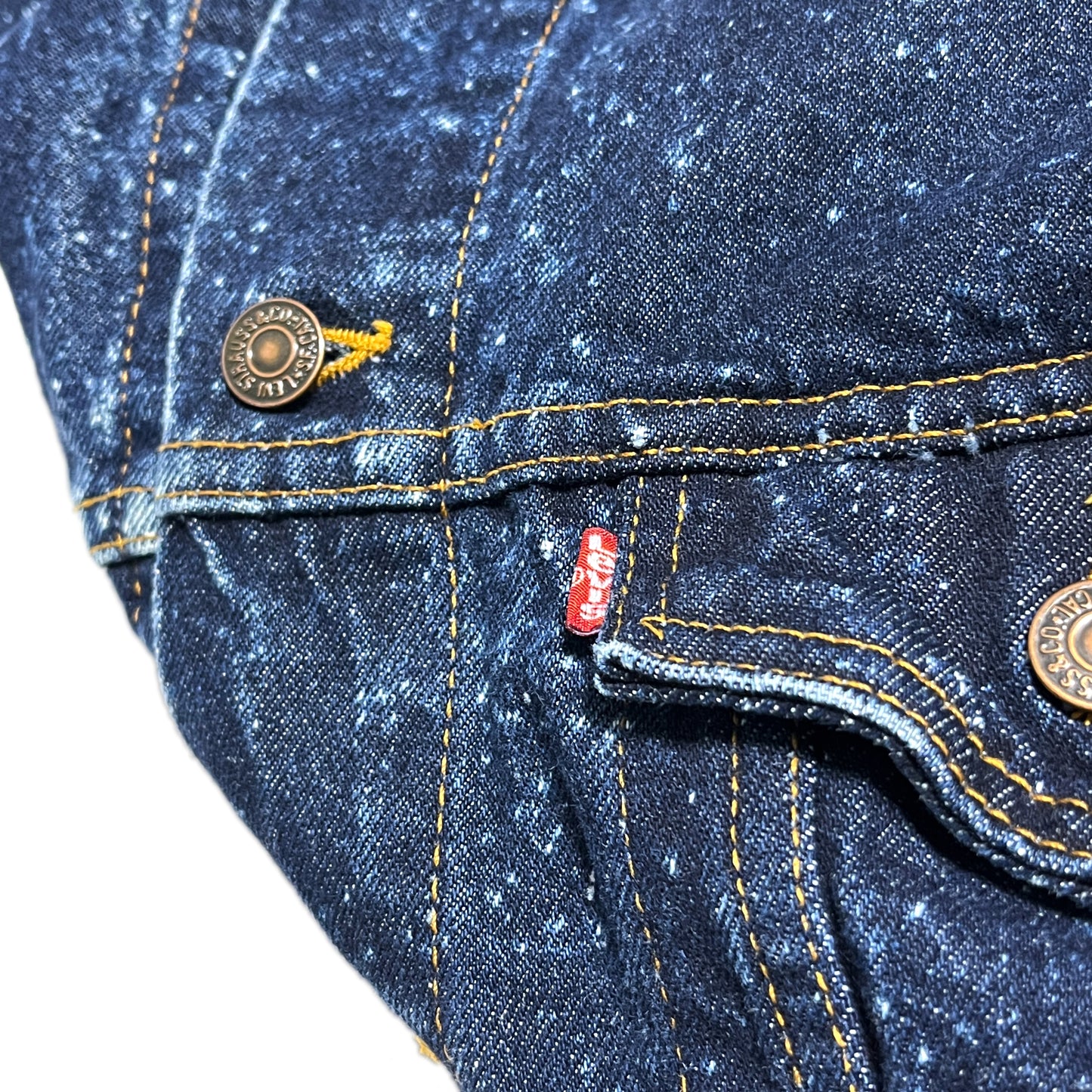 80's LEVI'S 70507 Galactic Wash JKT Size (L)