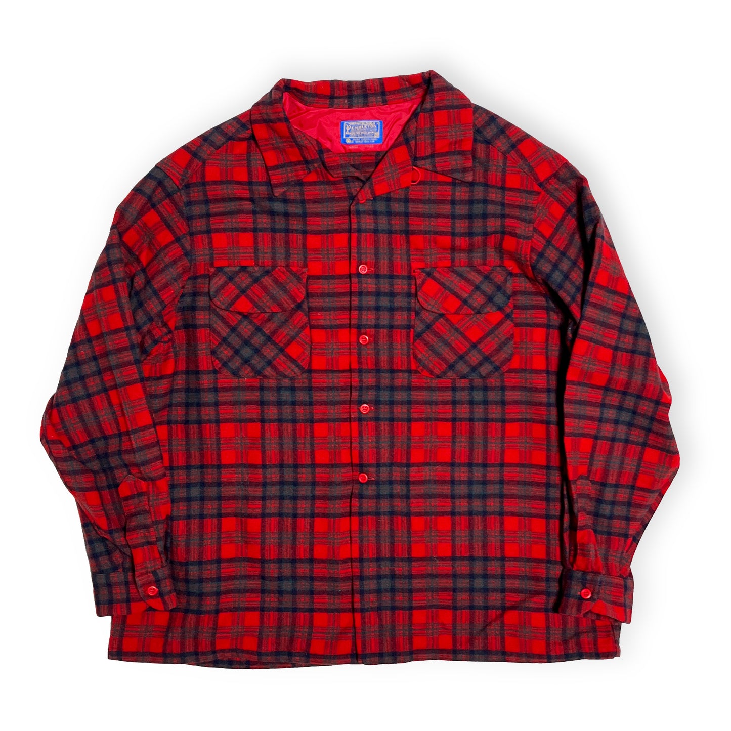 70's Pendlton WOOL SH Size (2X) 希少サイズ!