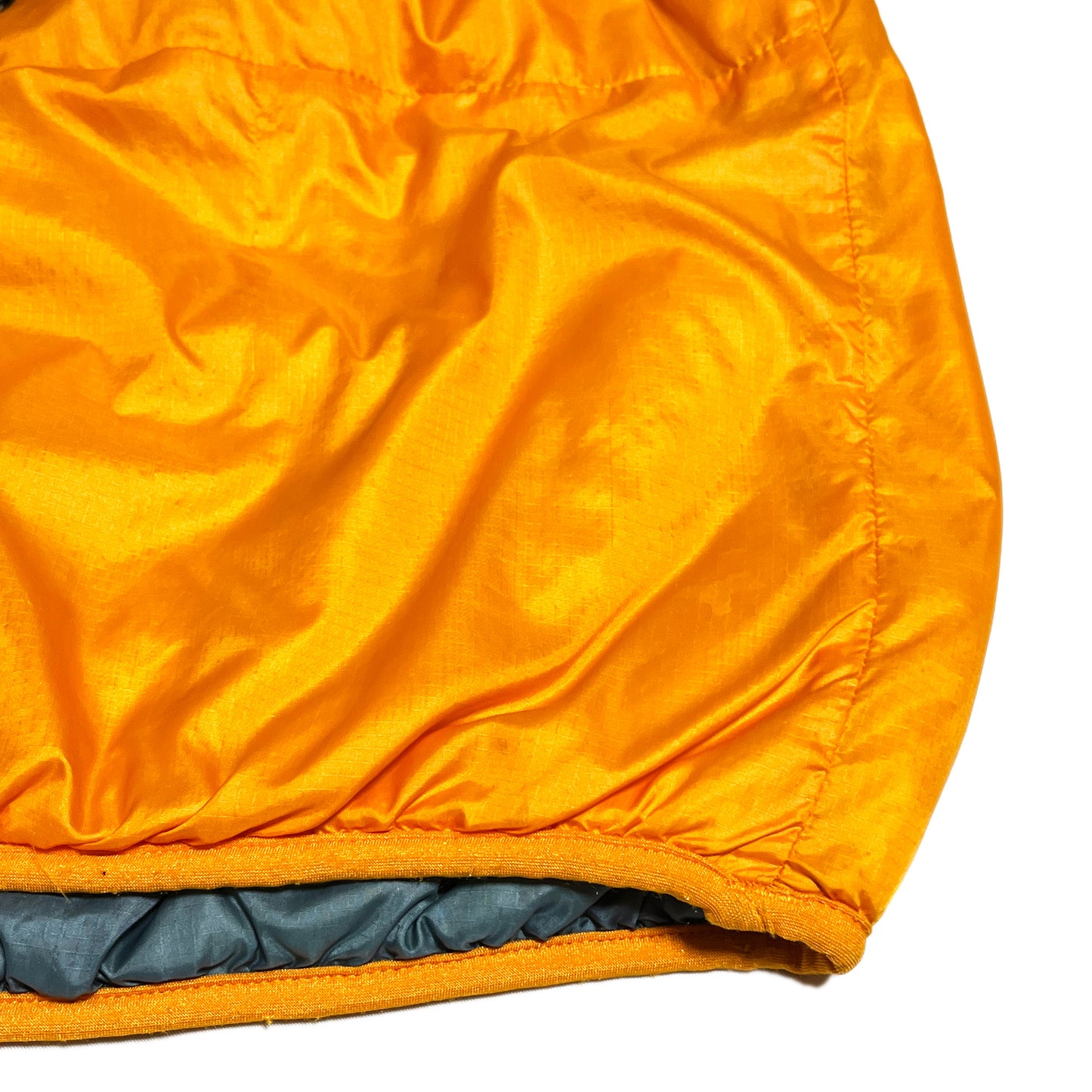 97s Patagonia Puffball Vest Mango M ディテール オレンジ色素材 グレー内衬