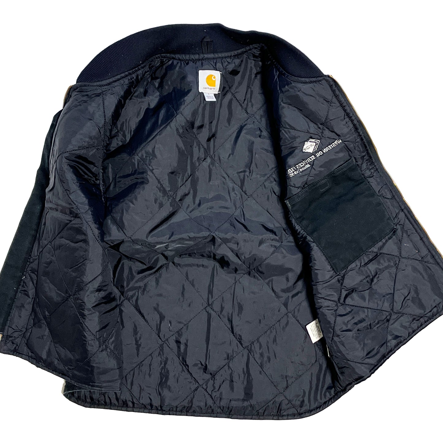 14 メキシコ製 Carhartt ダックベスト ブラック Size (L)