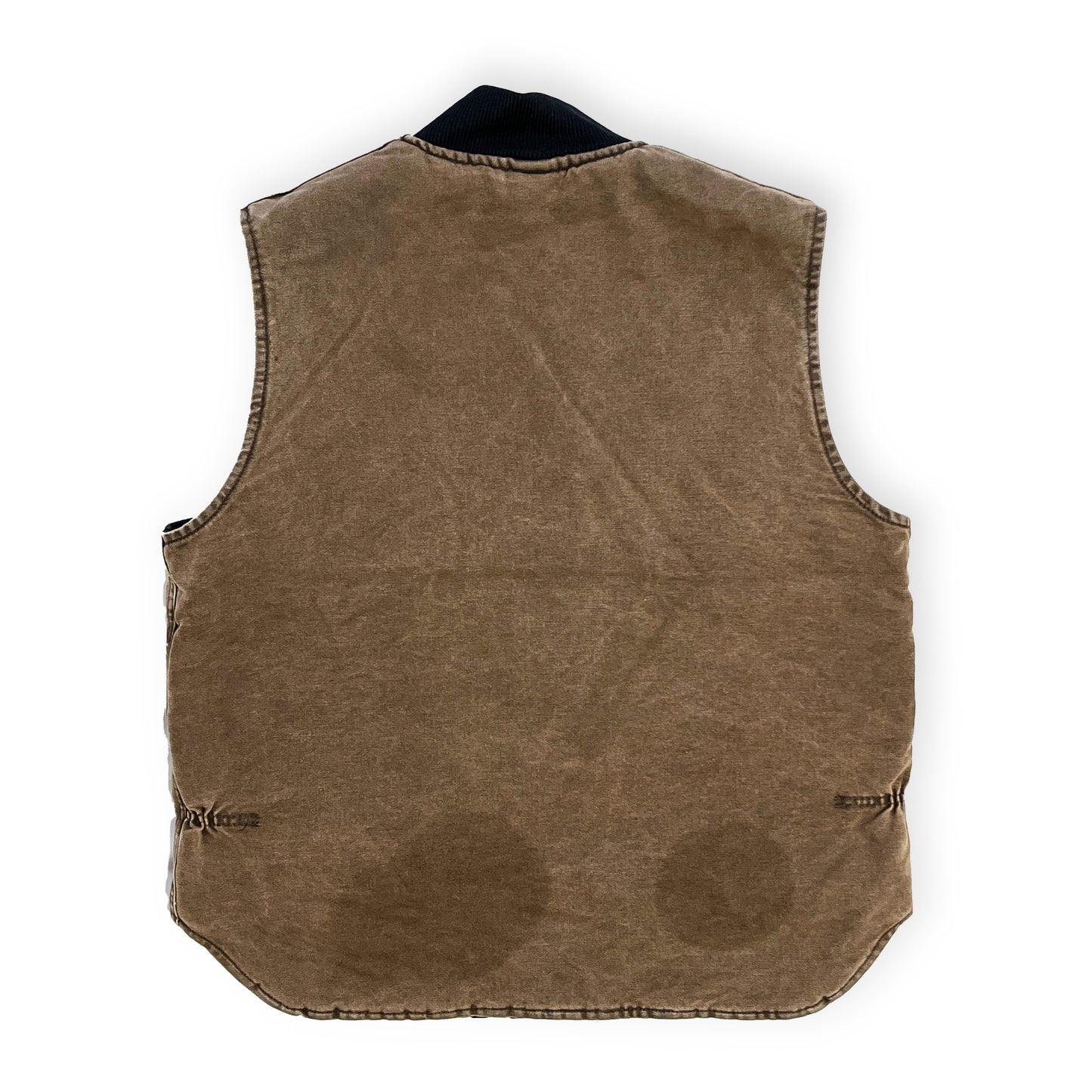 18 アメリカ製 Carhartt ダックベスト ブラウン Size (L)