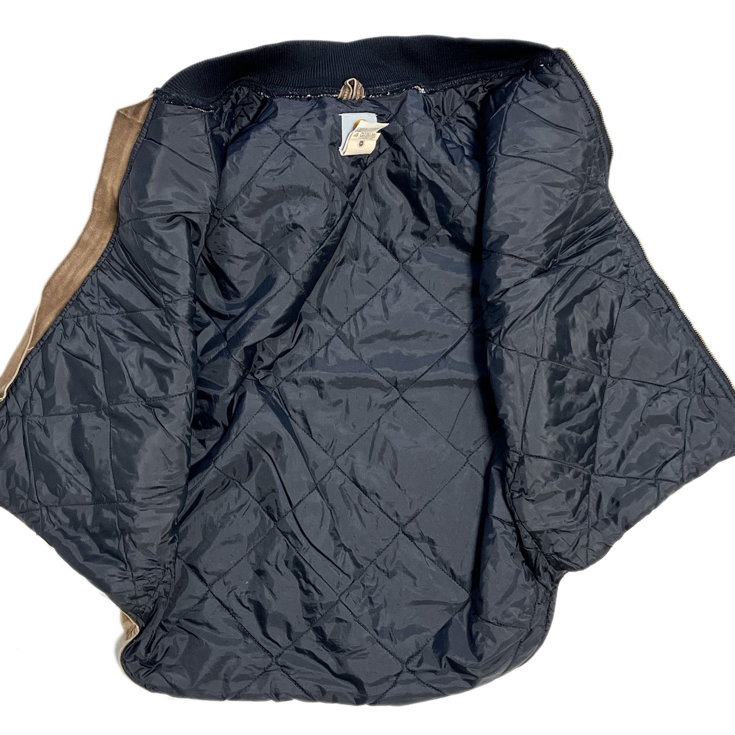 18 アメリカ製 Carhartt ダックベスト ブラウン Size (L)