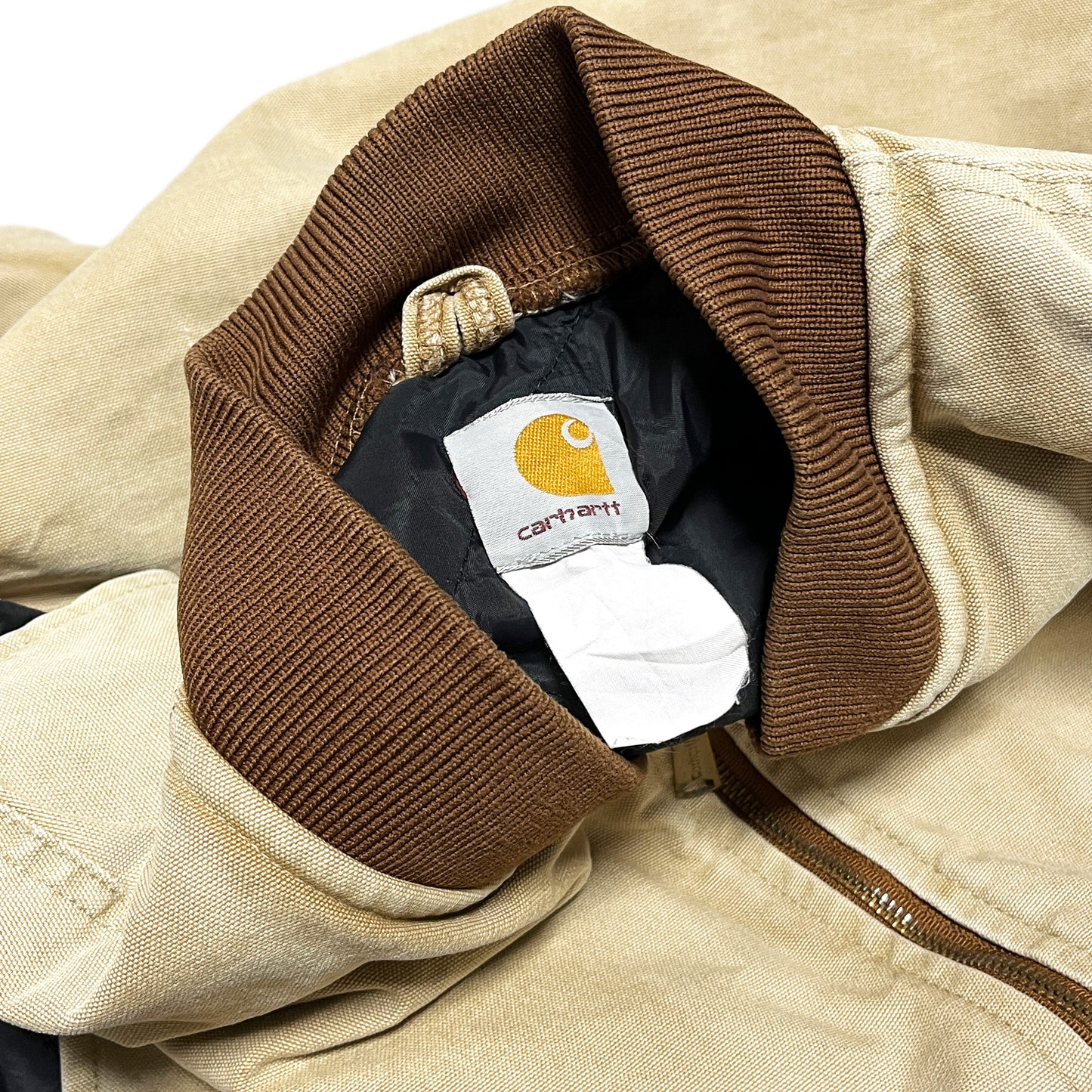 16 Carhartt ダックベスト ベージュ Size (XXL)位 ビッグサイズ!