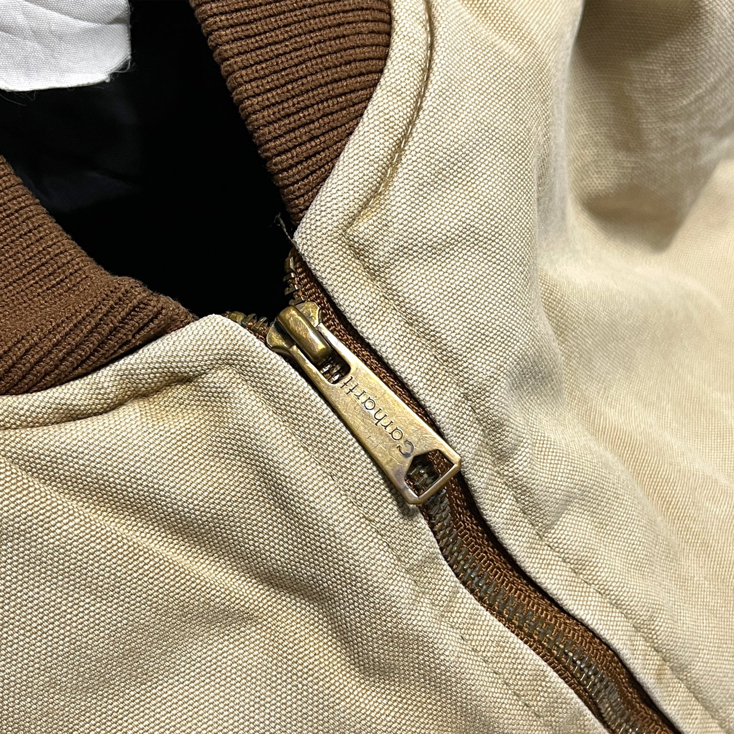 16 Carhartt ダックベスト ベージュ Size (XXL)位 ビッグサイズ!