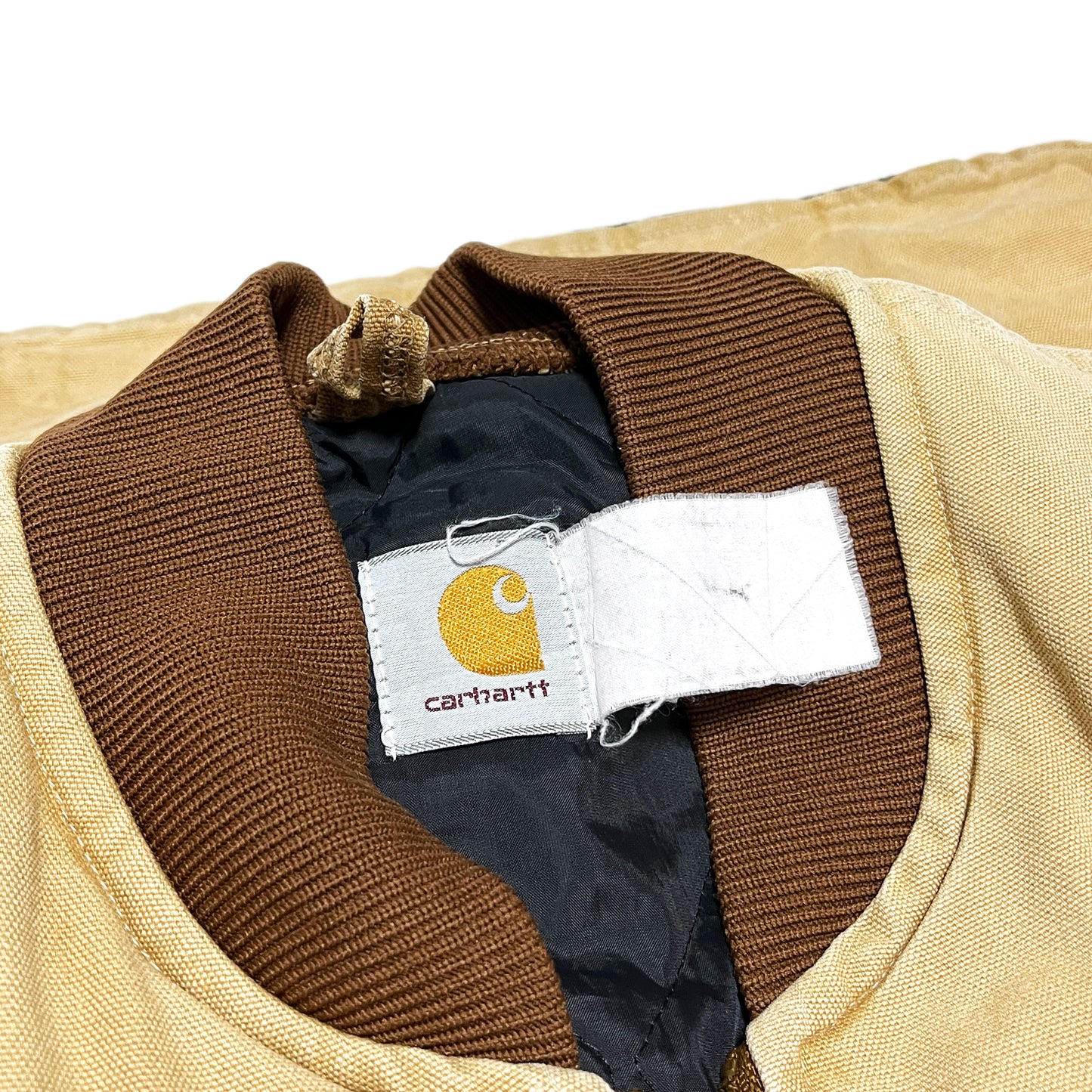 17 アメリカ製 Carhartt ダックベスト ベージュ Size (XL)位