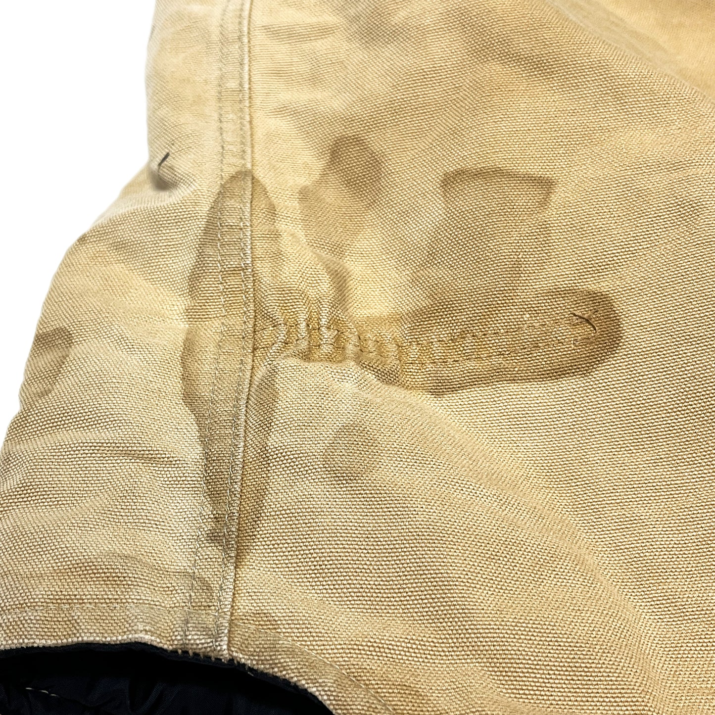 17 アメリカ製 Carhartt ダックベスト ベージュ Size (XL)位