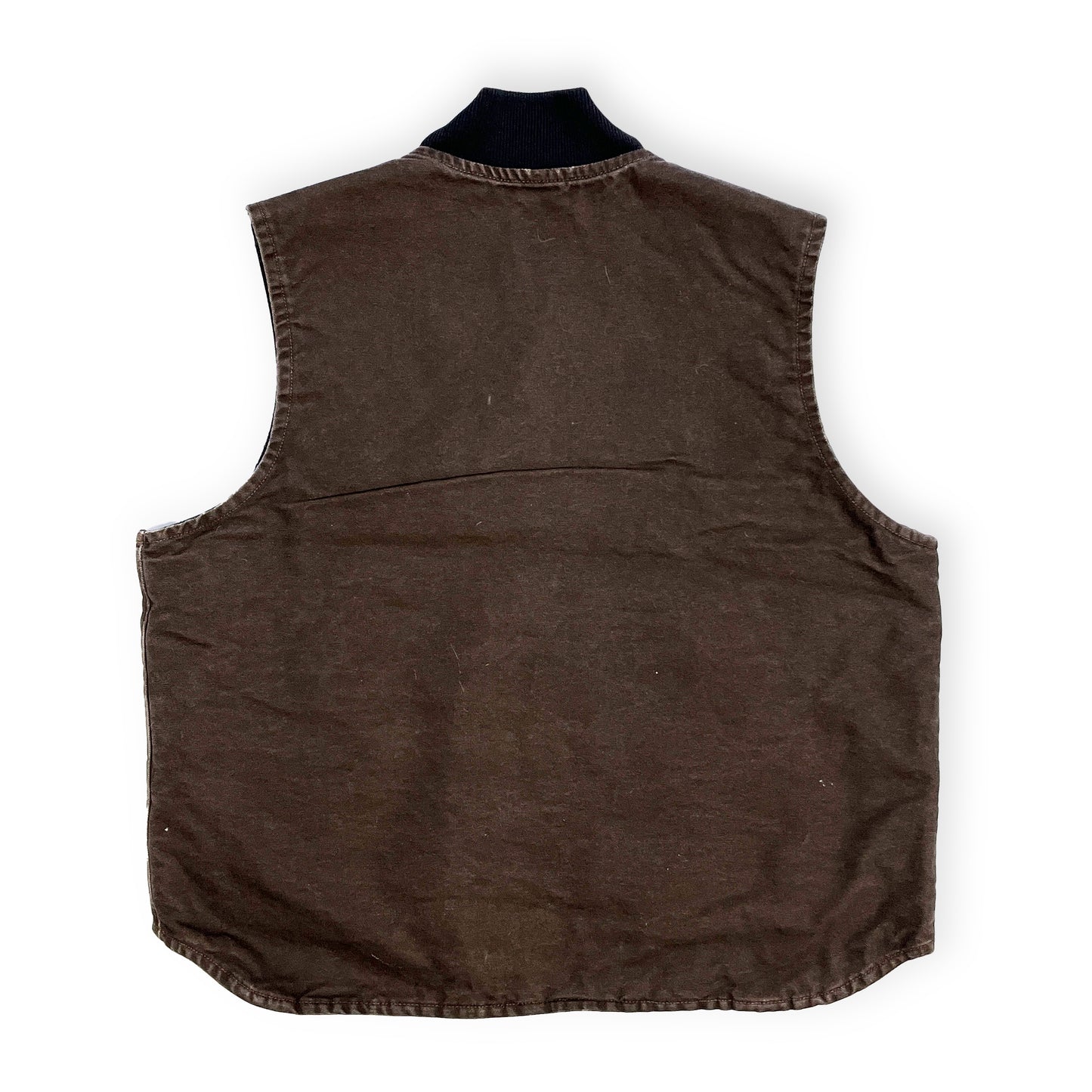 19 メキシコ製 Carhartt ダックベスト ブラウン Size (XL)
