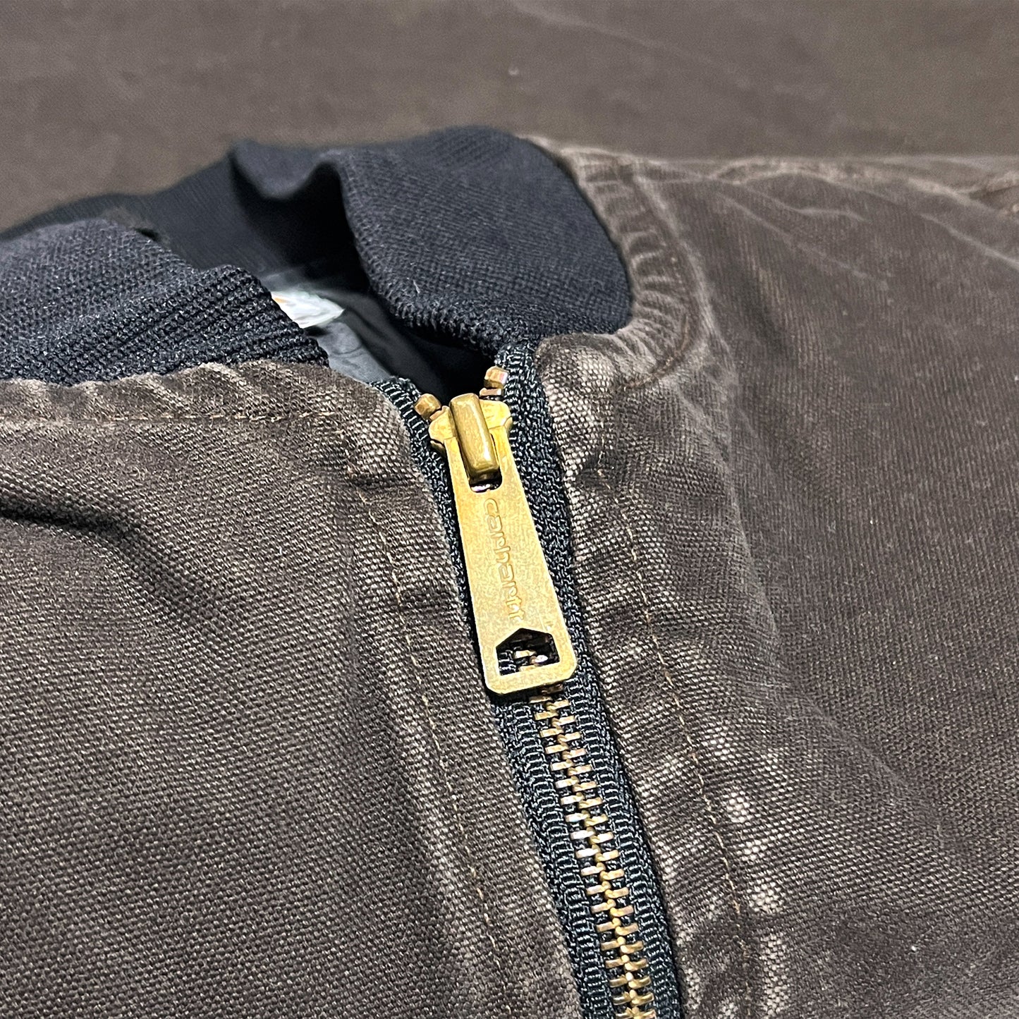 19 メキシコ製 Carhartt ダックベスト ブラウン Size (XL)