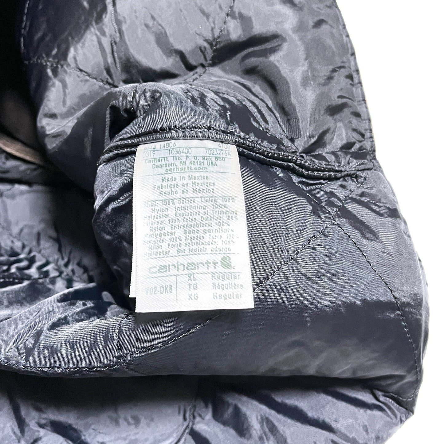 19 メキシコ製 Carhartt ダックベスト ブラウン Size (XL)
