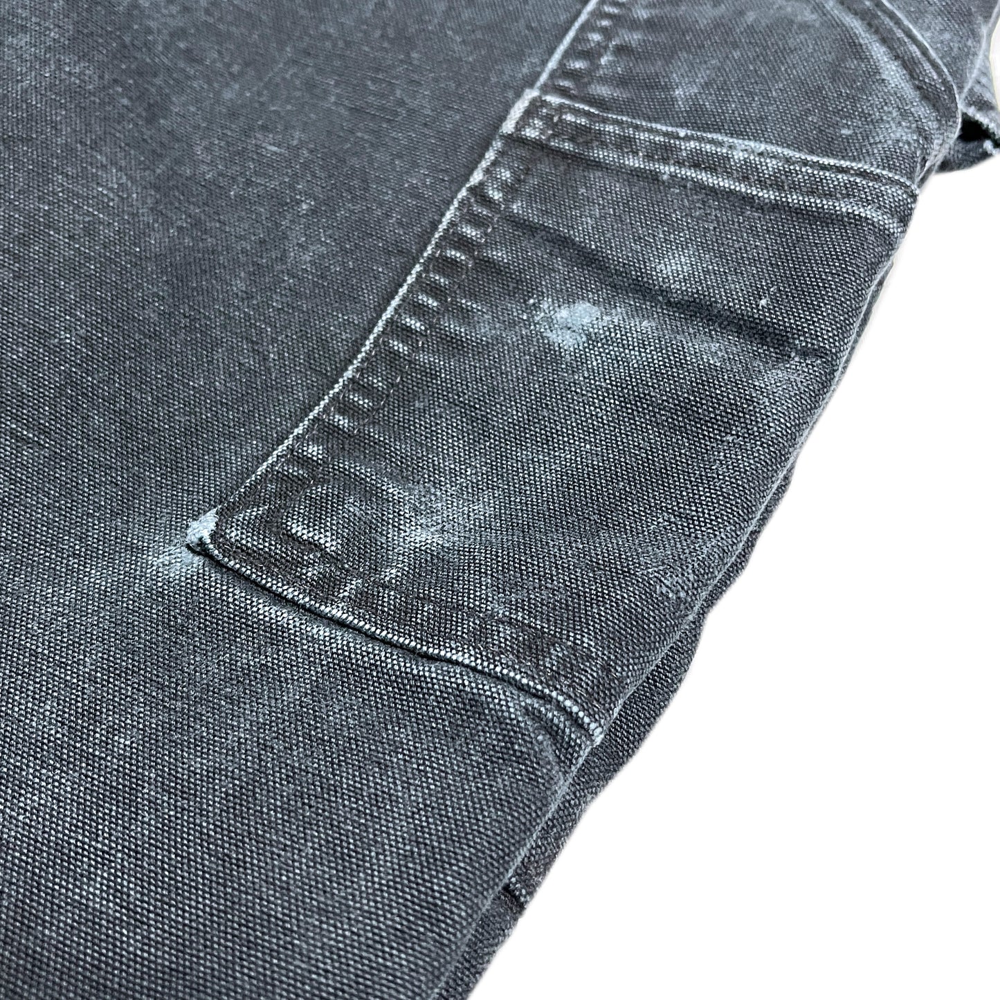 6 アメリカ製 Carhartt ダブルニー ペインターPT ブラック Size (W36 L33)位