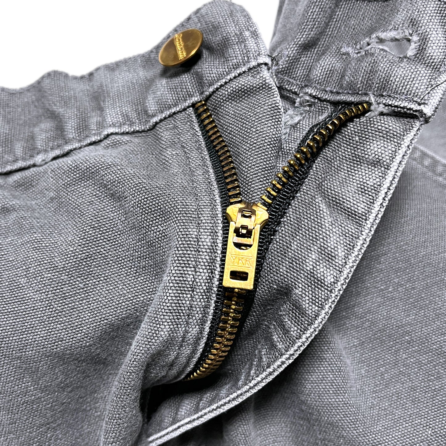 3 アメリカ製 Carhartt ダブルニー ペインターPT グレー Size (W33 L33)位