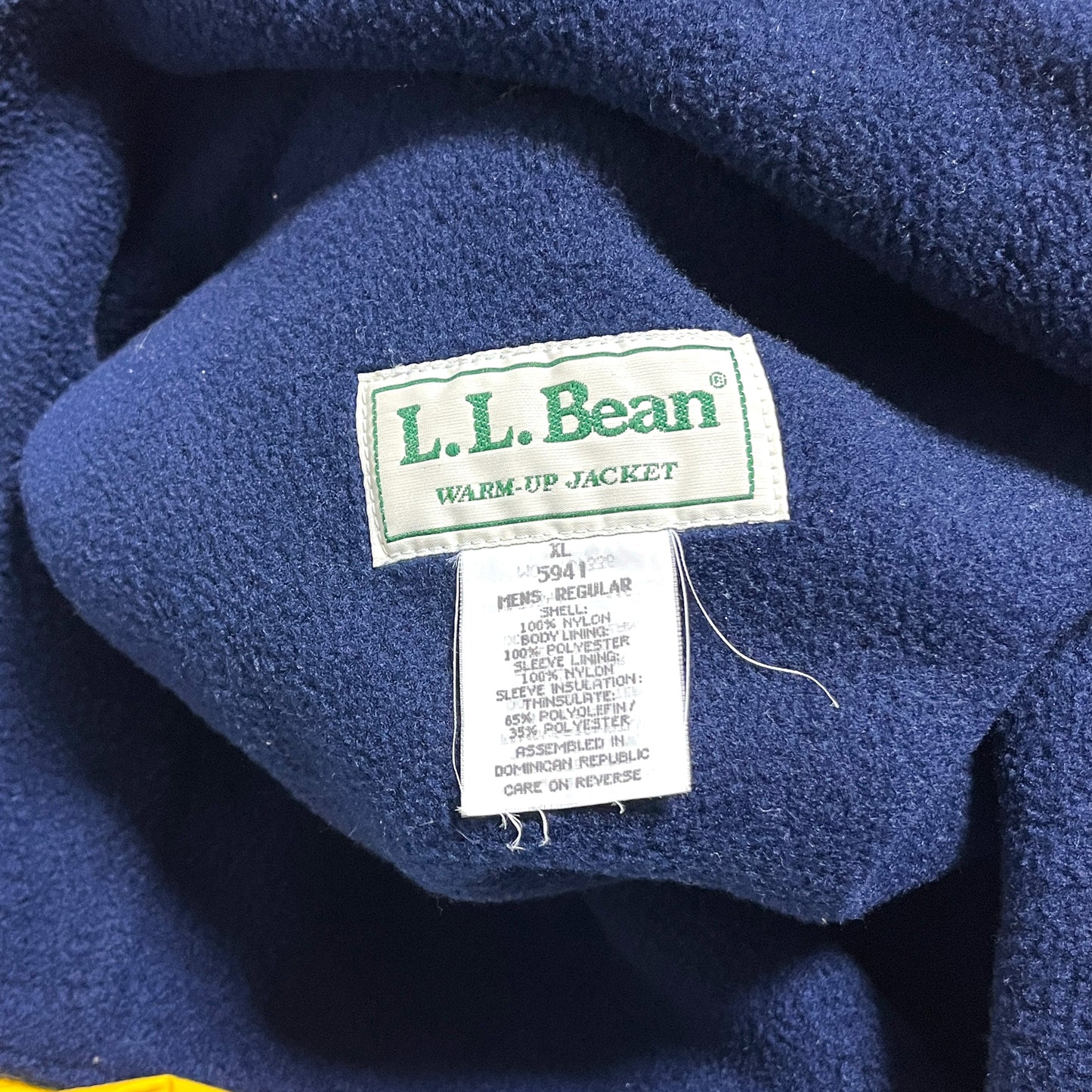 90's L.L.Bean Warm-Up Jacket Size (XL) レアカラー!