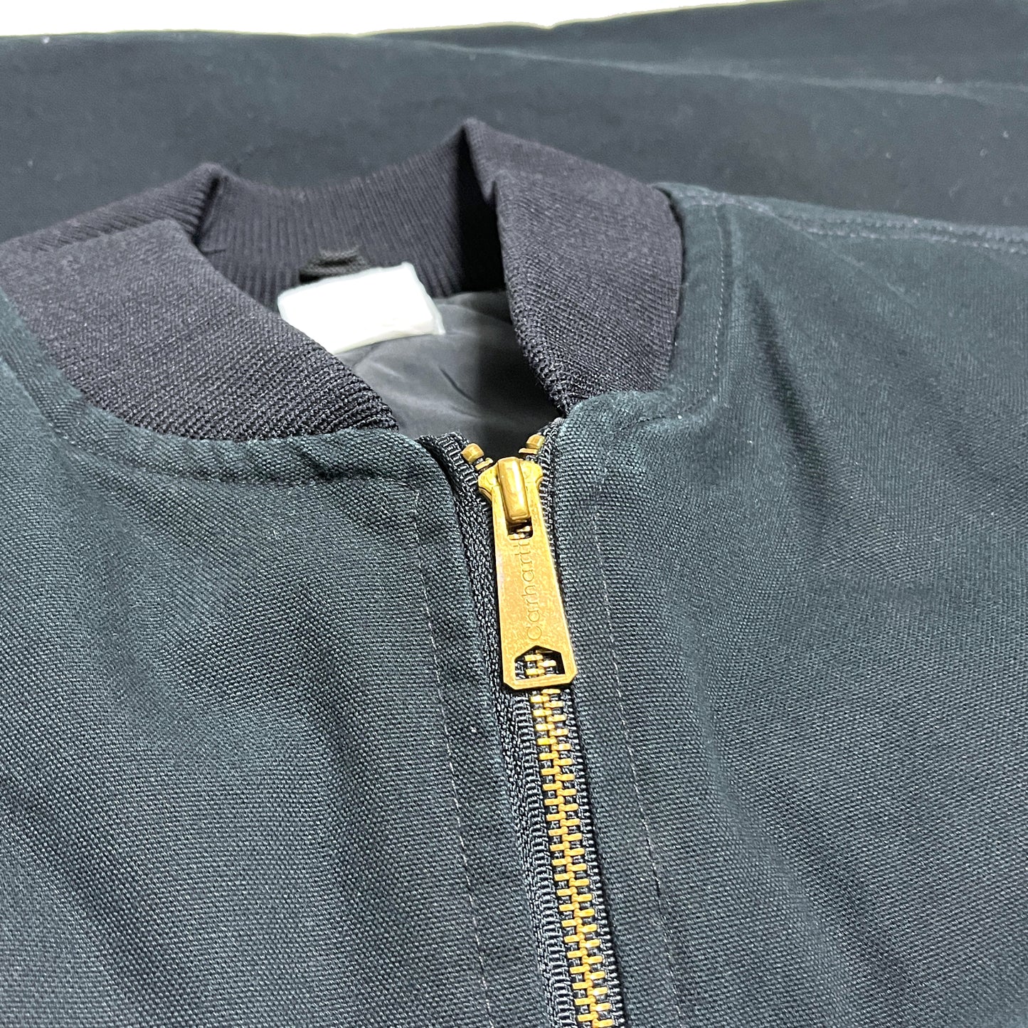 15 Carhartt ダックベスト ブラック Size (3XL) ビッグサイズ!