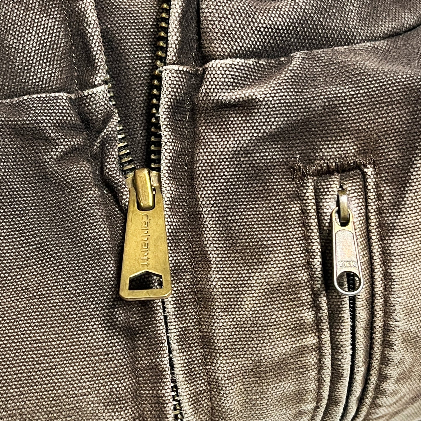 11 メキシコ製 Carhartt ダックベスト ボア ブラウン Size (3XL) ビッグサイズ!