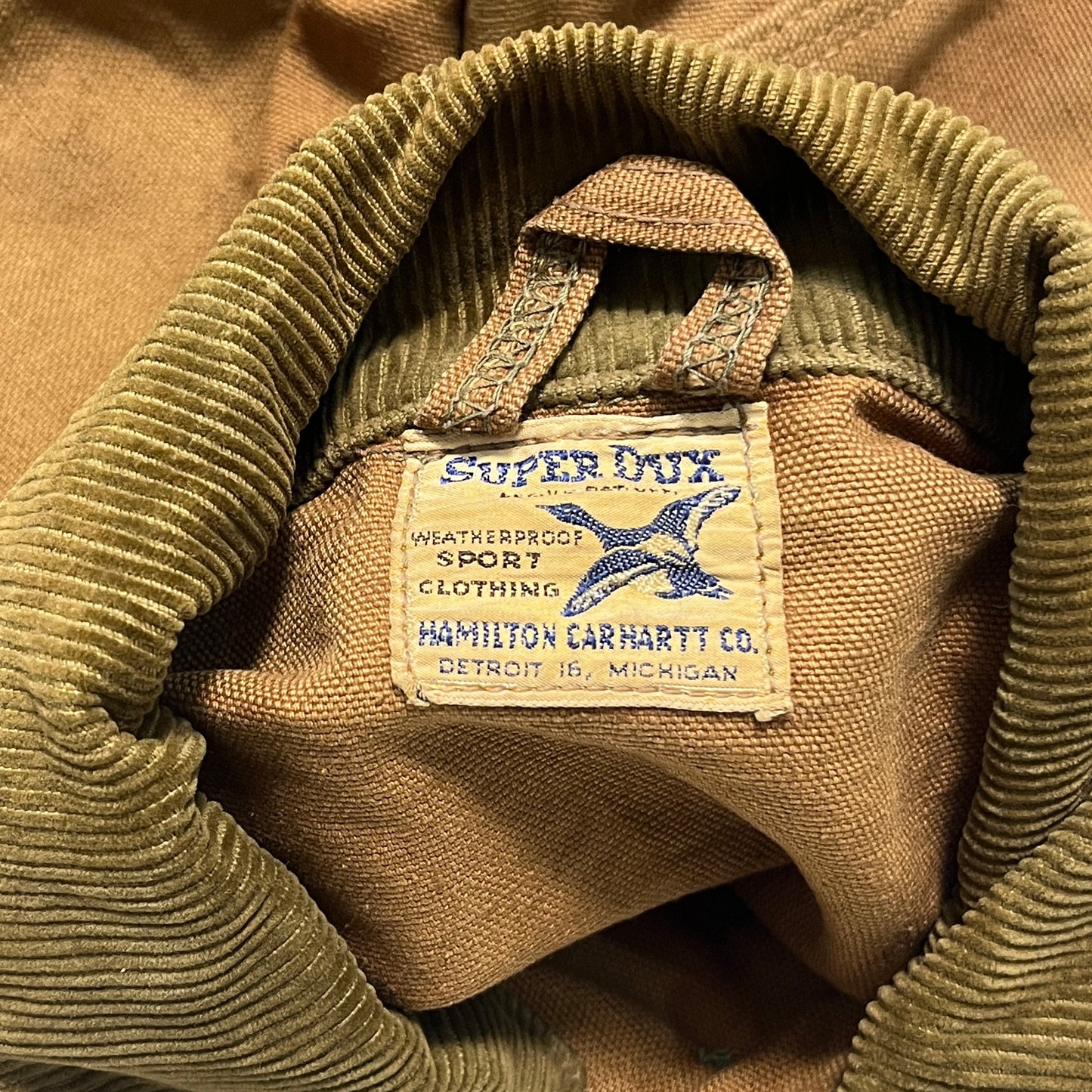 50's Super Dux Hunting JKT by HAMILTON CARHARTT Size (42)位