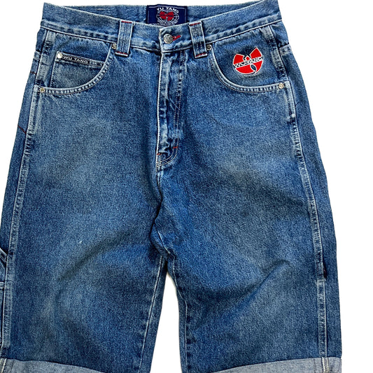90's Wu-Tang Clan Denim Shorts Size (W32)位
