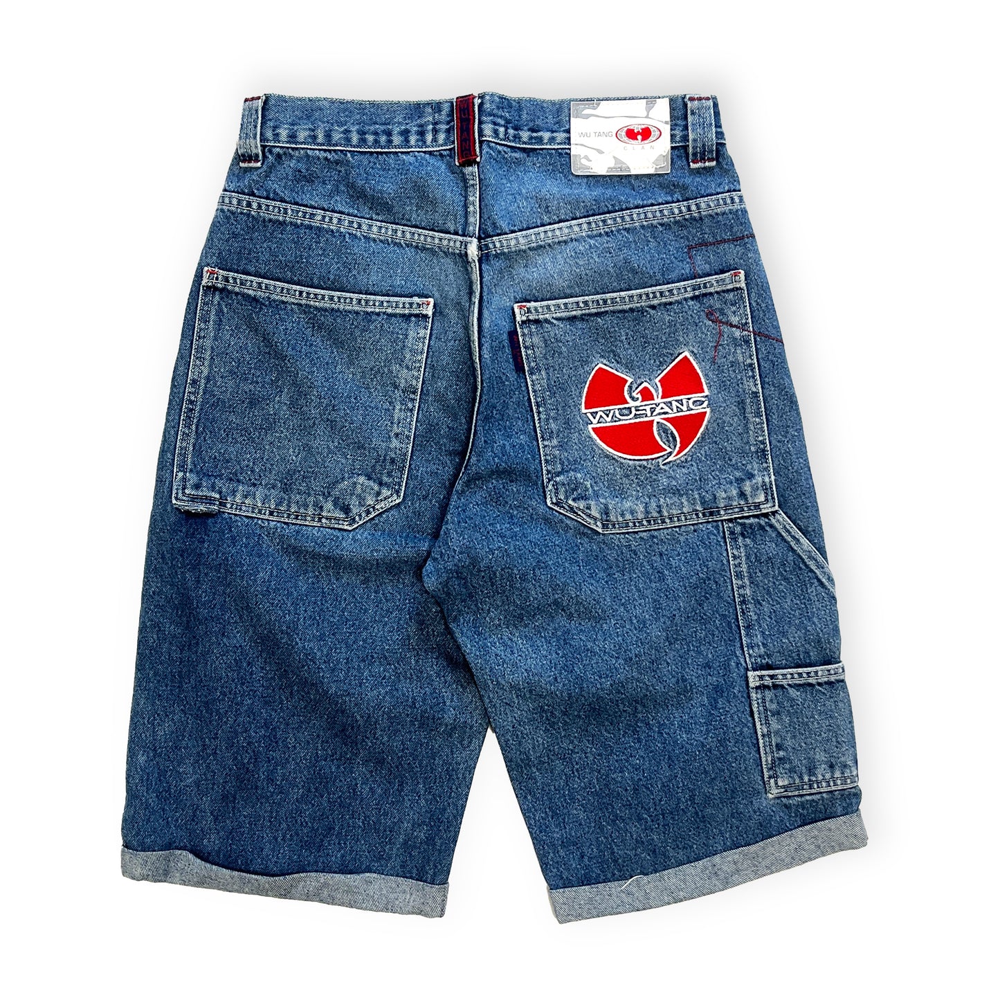 90's Wu-Tang Clan Denim Shorts Size (W32)位