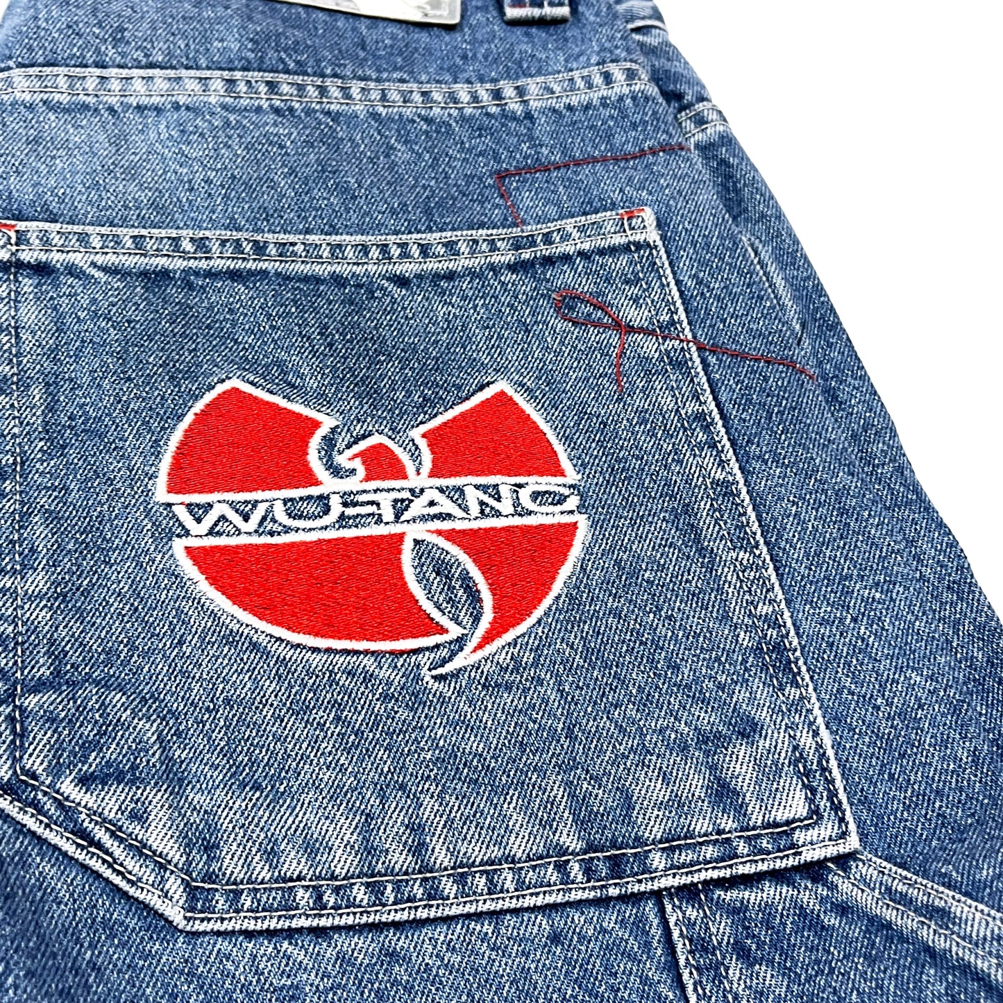 90's Wu-Tang Clan Denim Shorts Size (W32)位