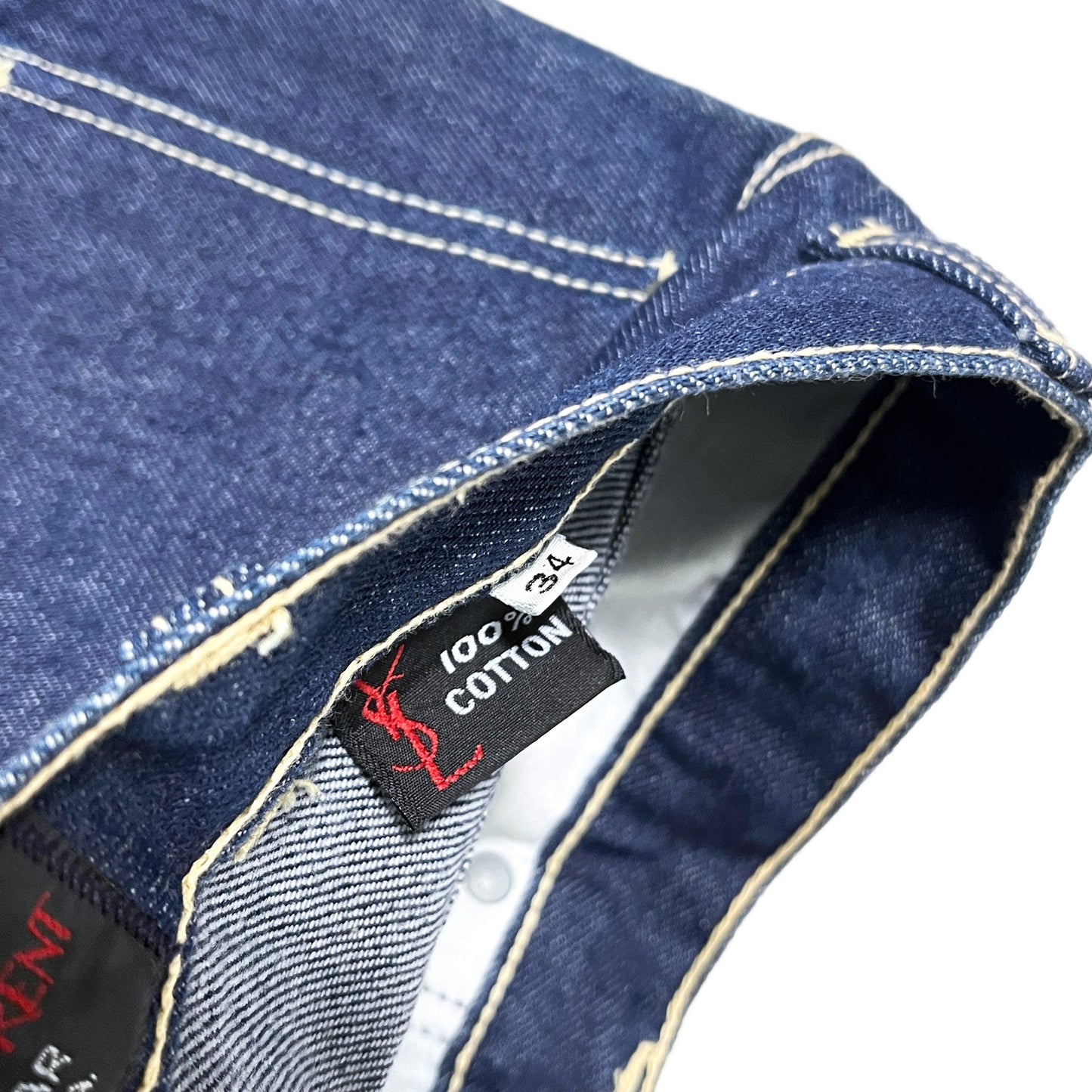 70's〜 Yves Saint-Laurent Denim PT Size (W33 L35)位 Deadstock