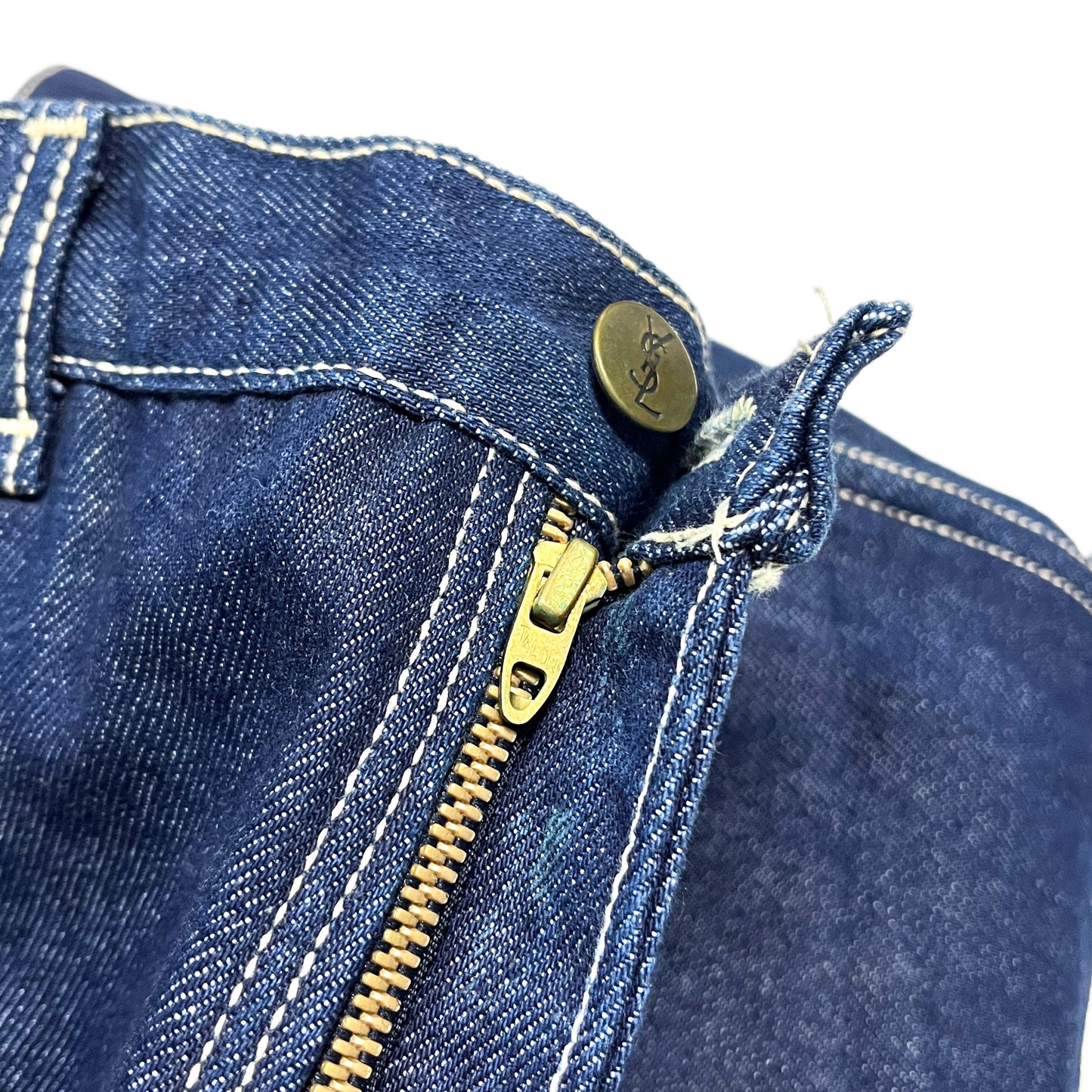 70's〜 Yves Saint-Laurent Denim PT Size (W33 L35)位 Deadstock