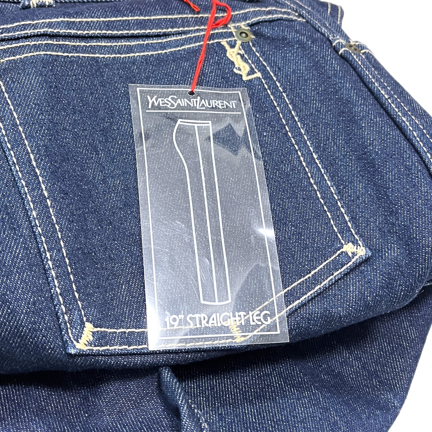 70's〜 Yves Saint-Laurent Denim PT Size (W33 L35)位 Deadstock