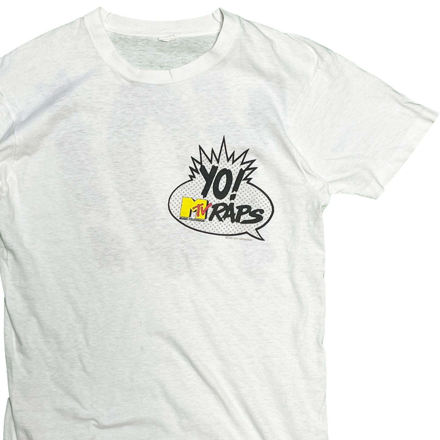 80's UnKnown Yo! MTV RAPS T Size (ML)位