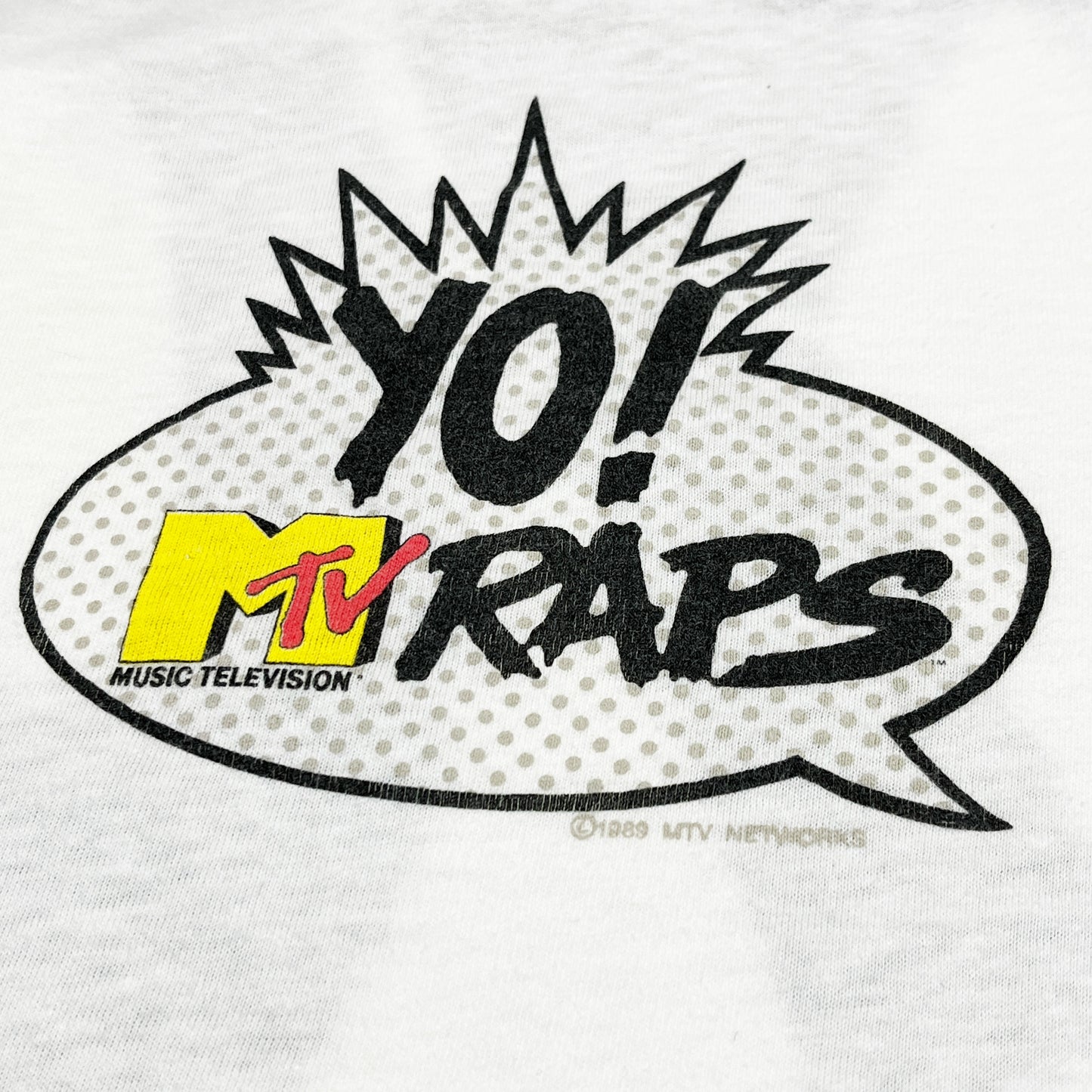 80's UnKnown Yo! MTV RAPS T Size (ML)位