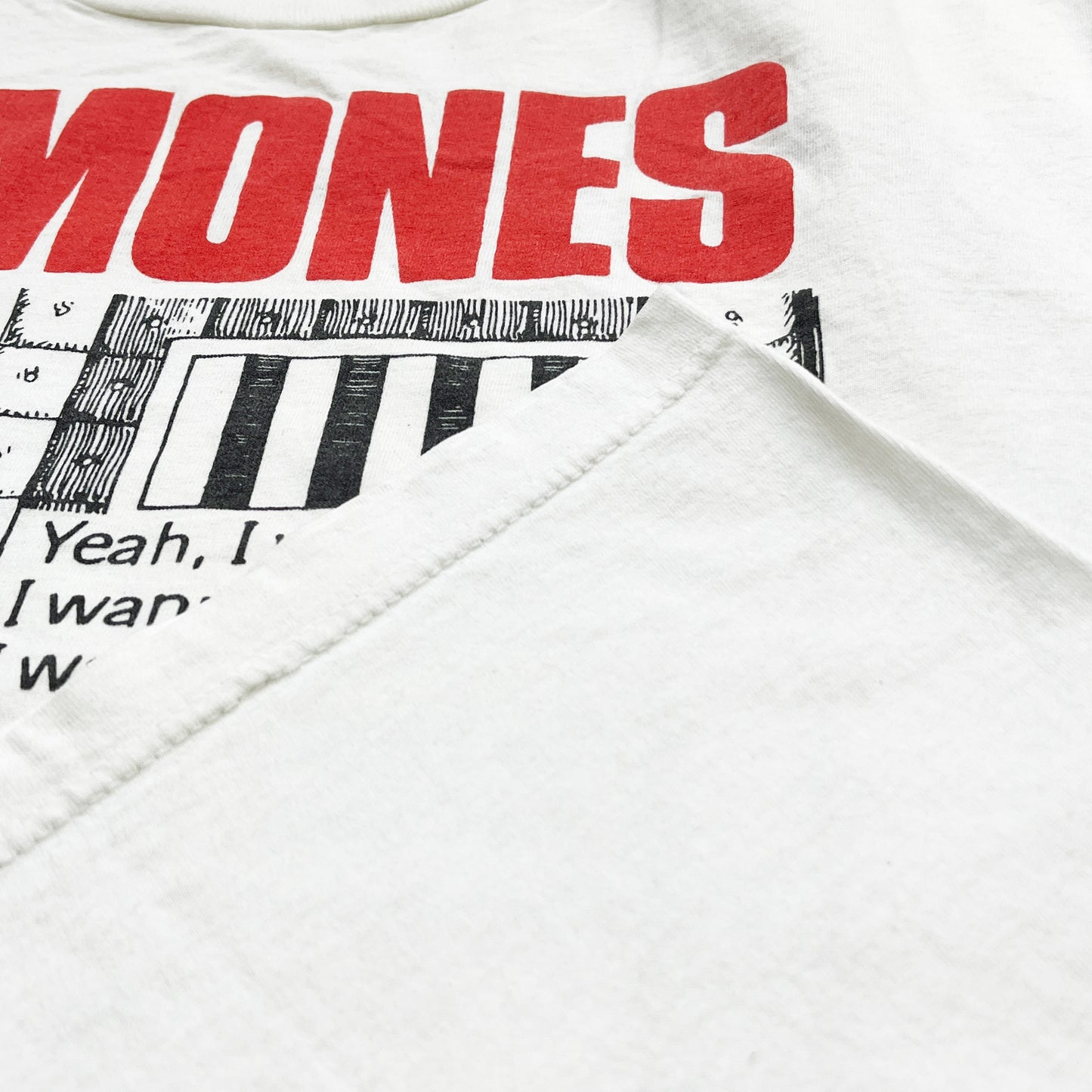 90's Hanes Ramones "I Wanna Be Well" T Size (XL)