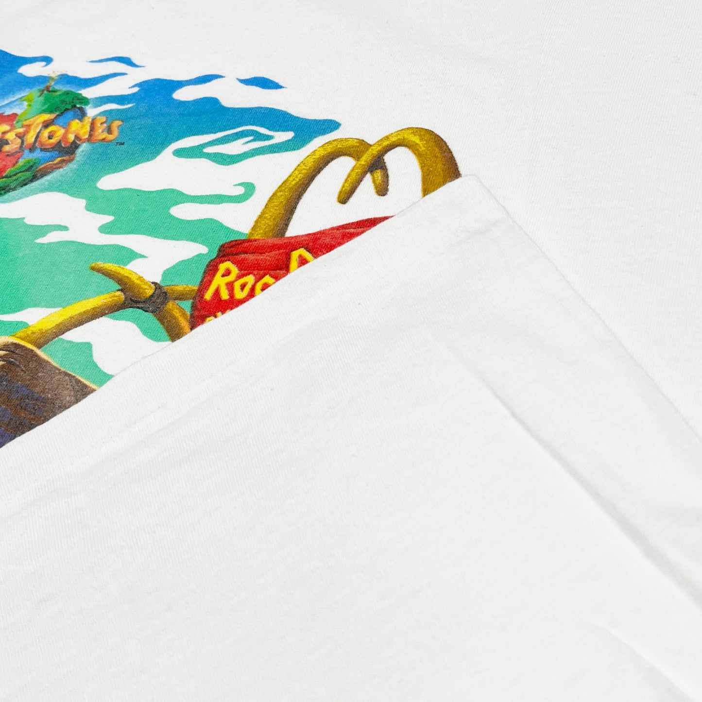 90's Hanes The Flintstones "RocDonald's" T Size (XL)