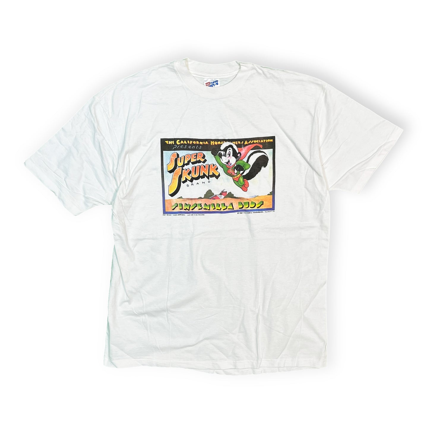 90's Hanes Super Skunk Brand T Size (XL)