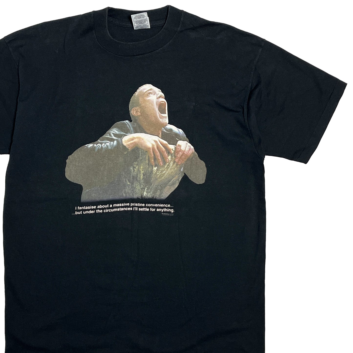 90's FRUIT OF THE LOOM Trainspotting T Size (XL) レア!