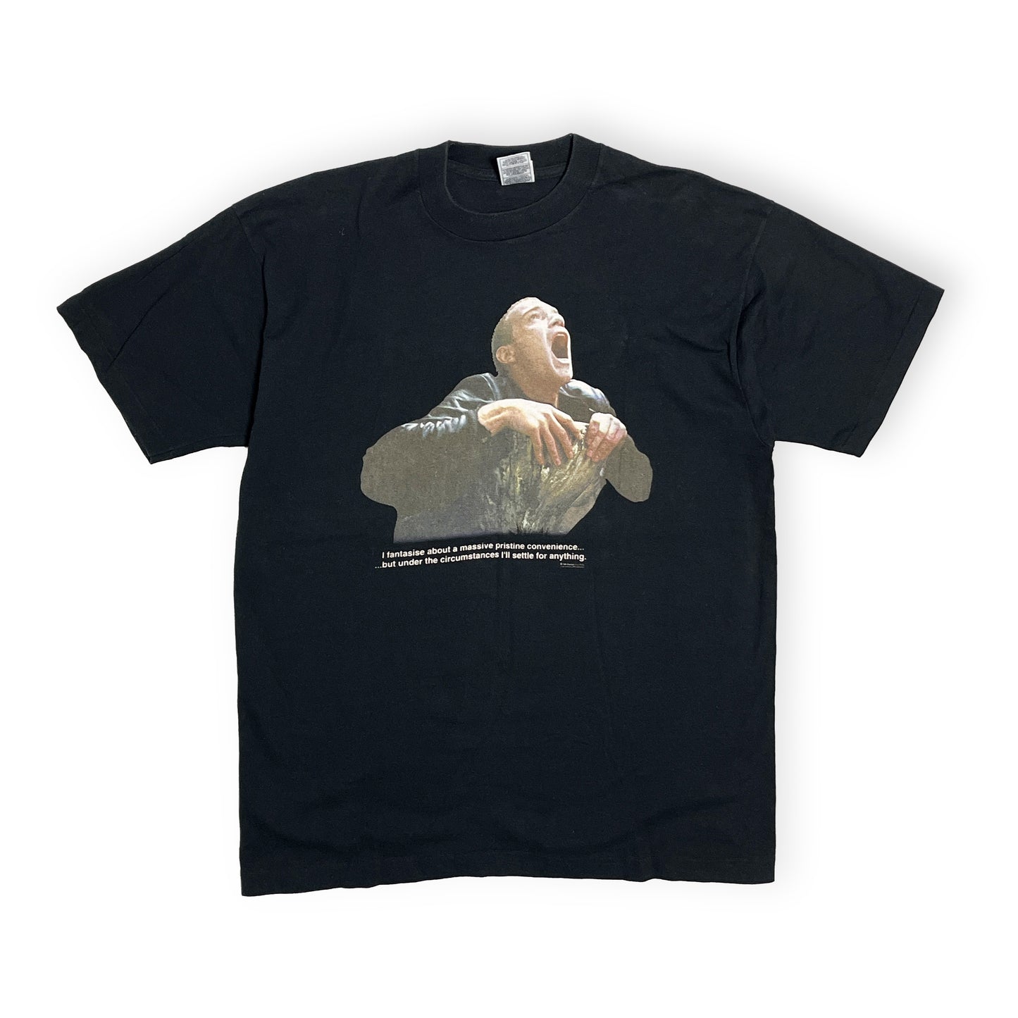 90's FRUIT OF THE LOOM Trainspotting T Size (XL) レア!