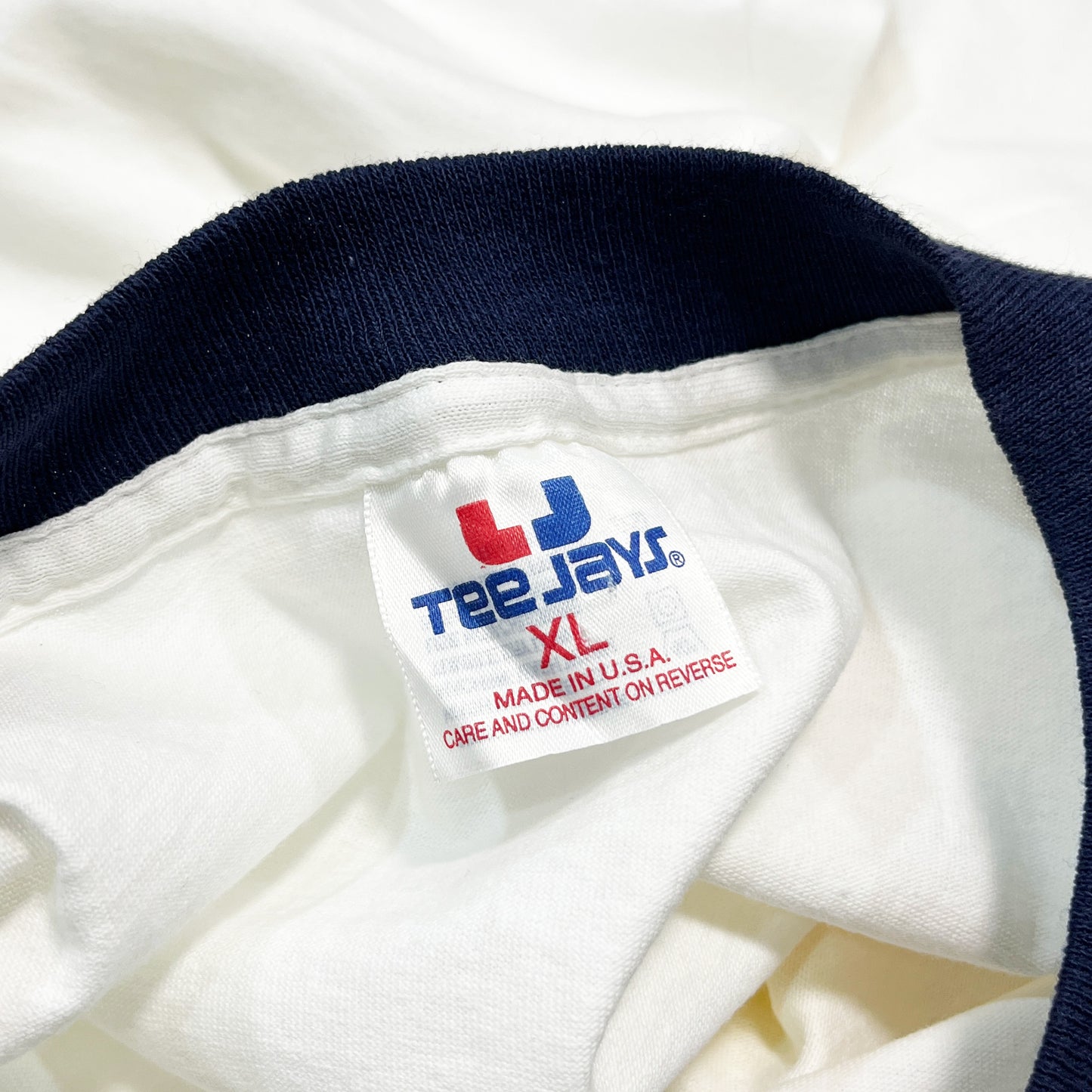 90's Tee Jays Tide Ringer 企業 T Size (XL)
