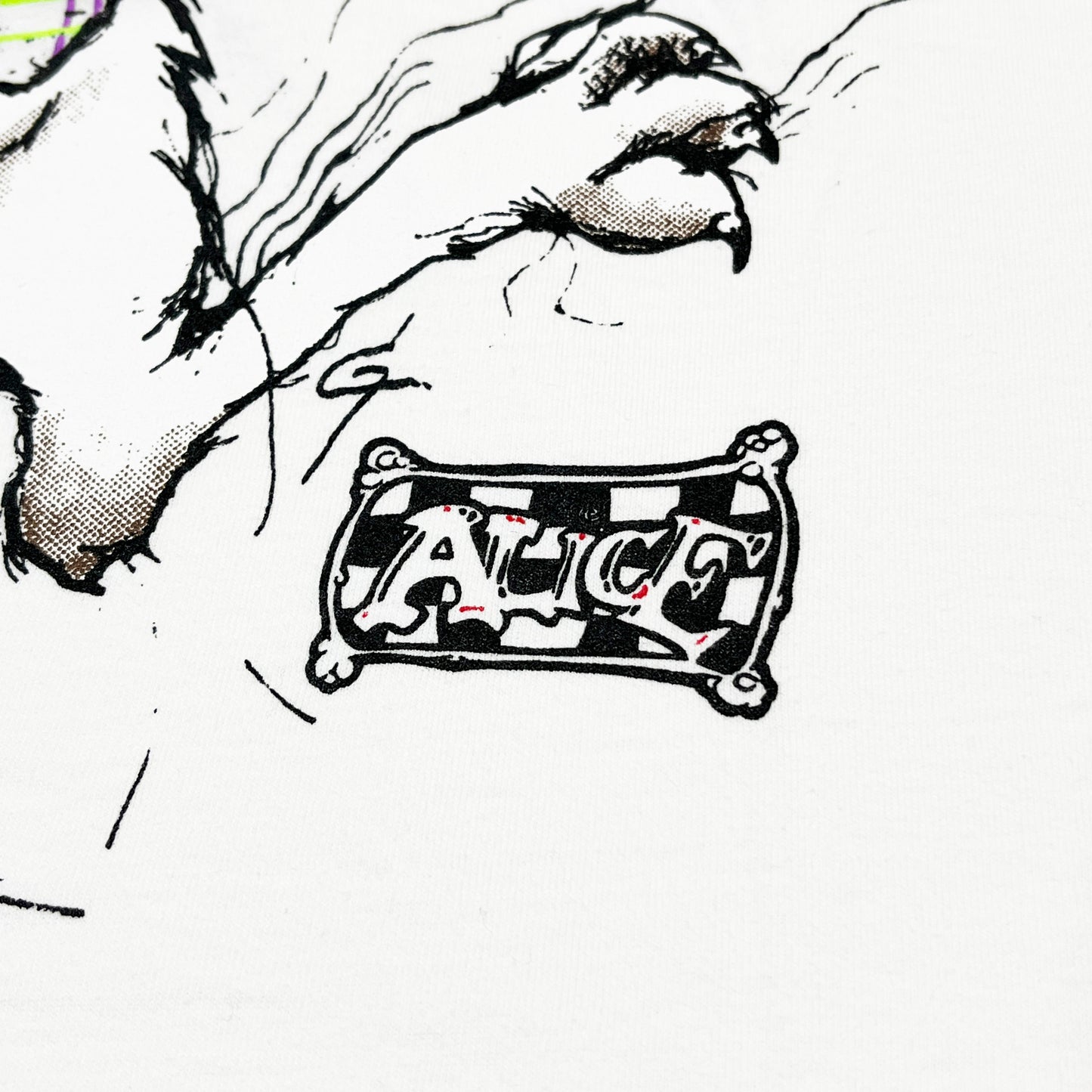 90's ANDAZIA Alice in Wonderland 白うさぎ T Size (XXL) 希少サイズ!