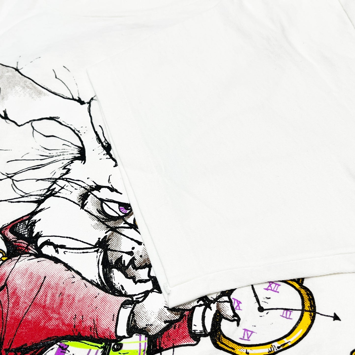 90's ANDAZIA Alice in Wonderland 白うさぎ T Size (XXL) 希少サイズ!