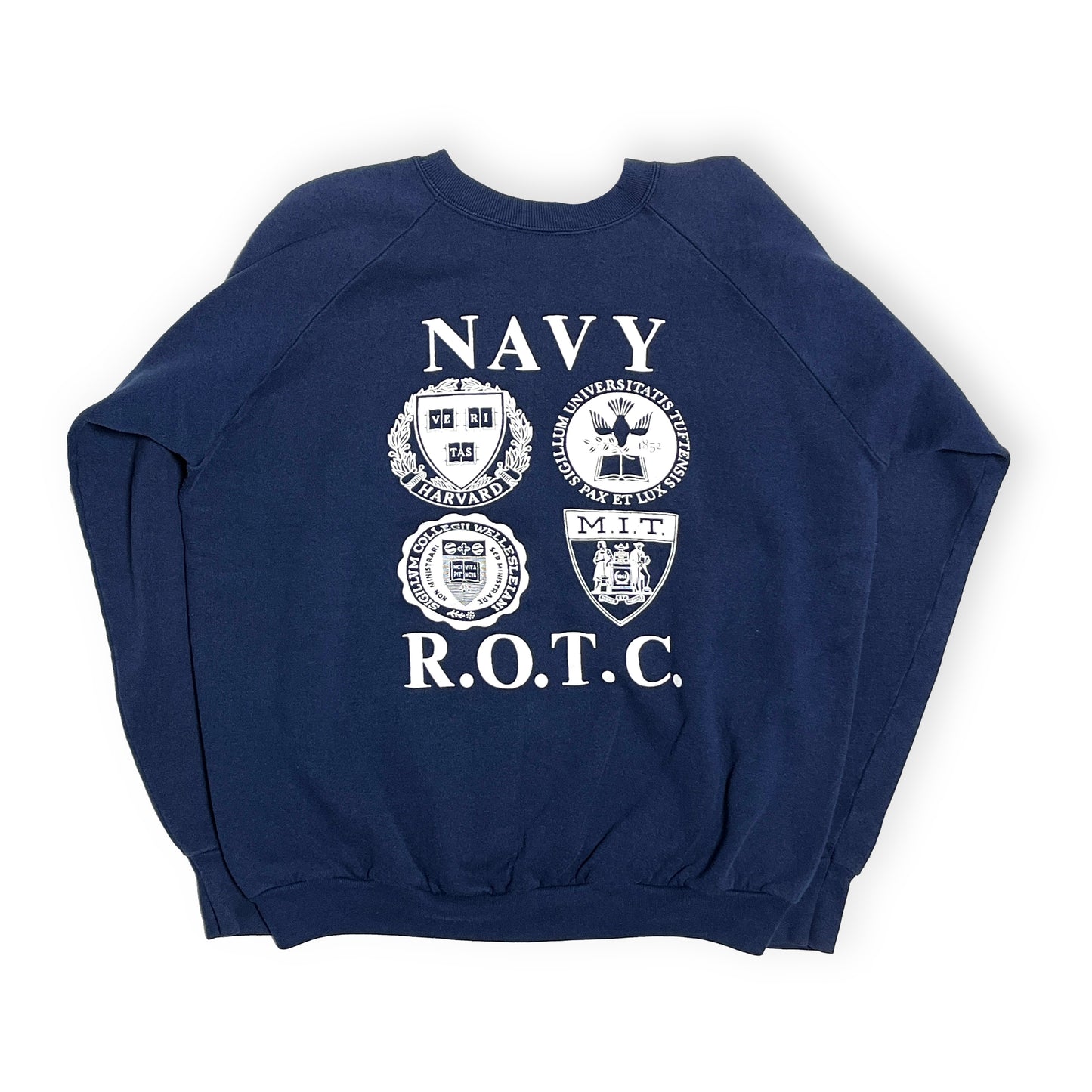 80's〜 FRUIT OF THE LOOM NAVY R.O.T.C. Sweat Size (XL)