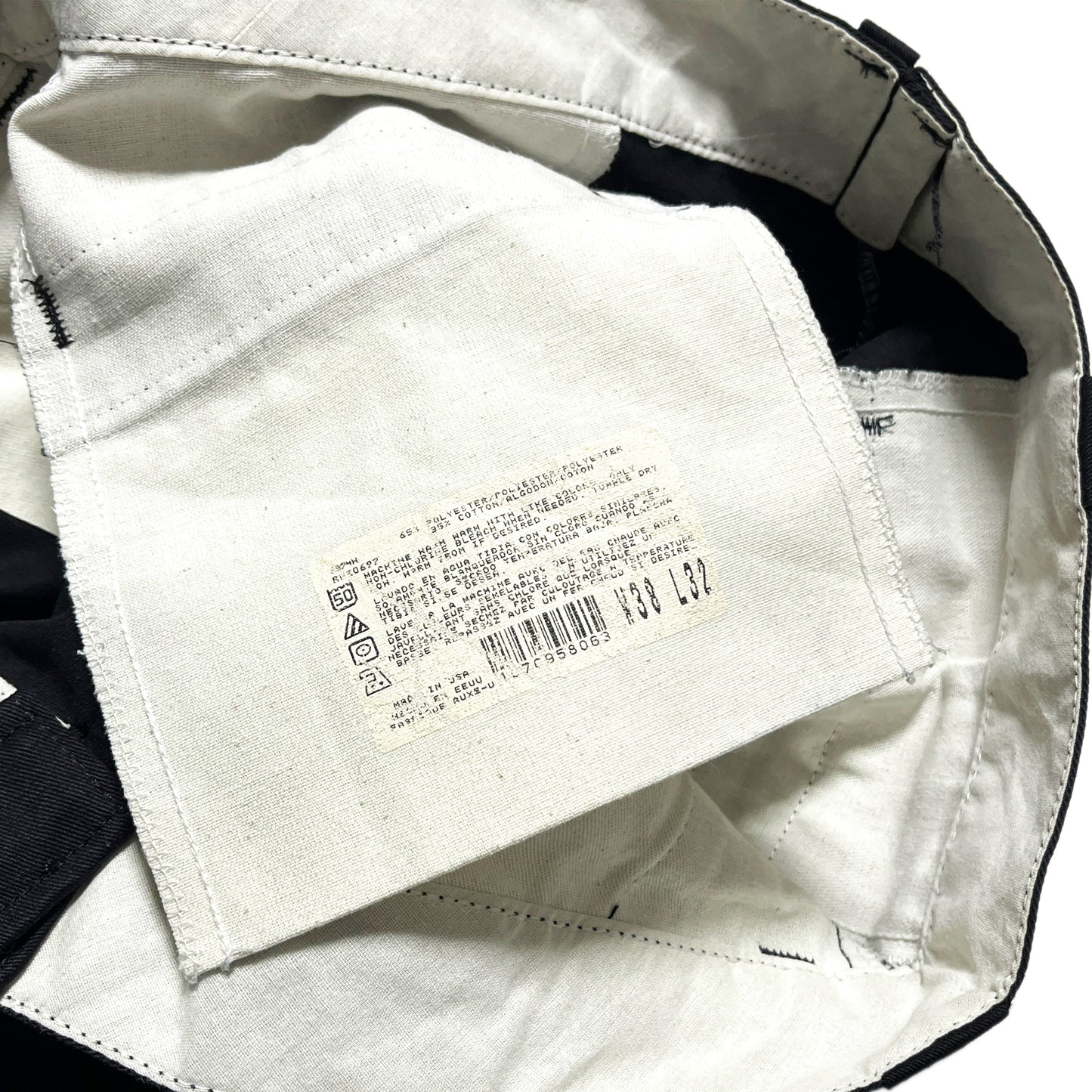 90's Dickies ワークPT Black Size (W36 L31)位 アメリカ製