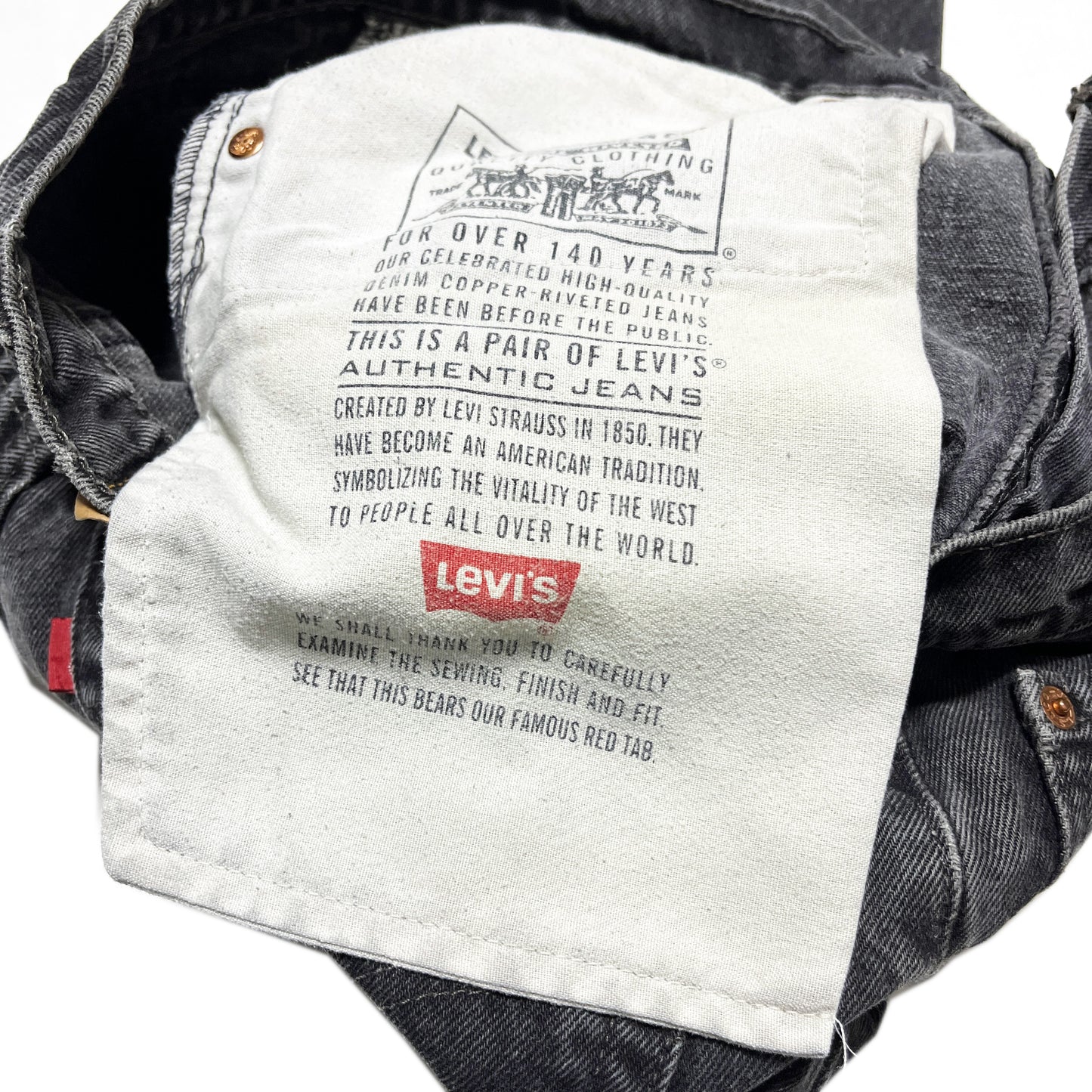 90's〜 Levi's 560 Black Denim PT Size (W31 L31.5)位