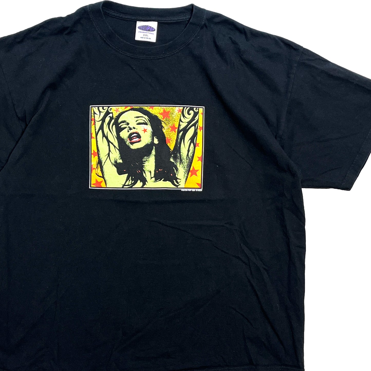 90's POSTER POP Kozik "The Green Lady" T Size (XXL) ビッグサイズ!