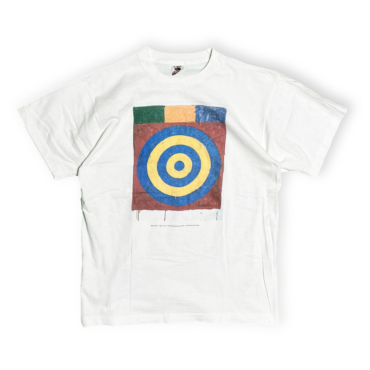 90's FRUIT OF THE LOOM Jasper Johns T Size (XL)
